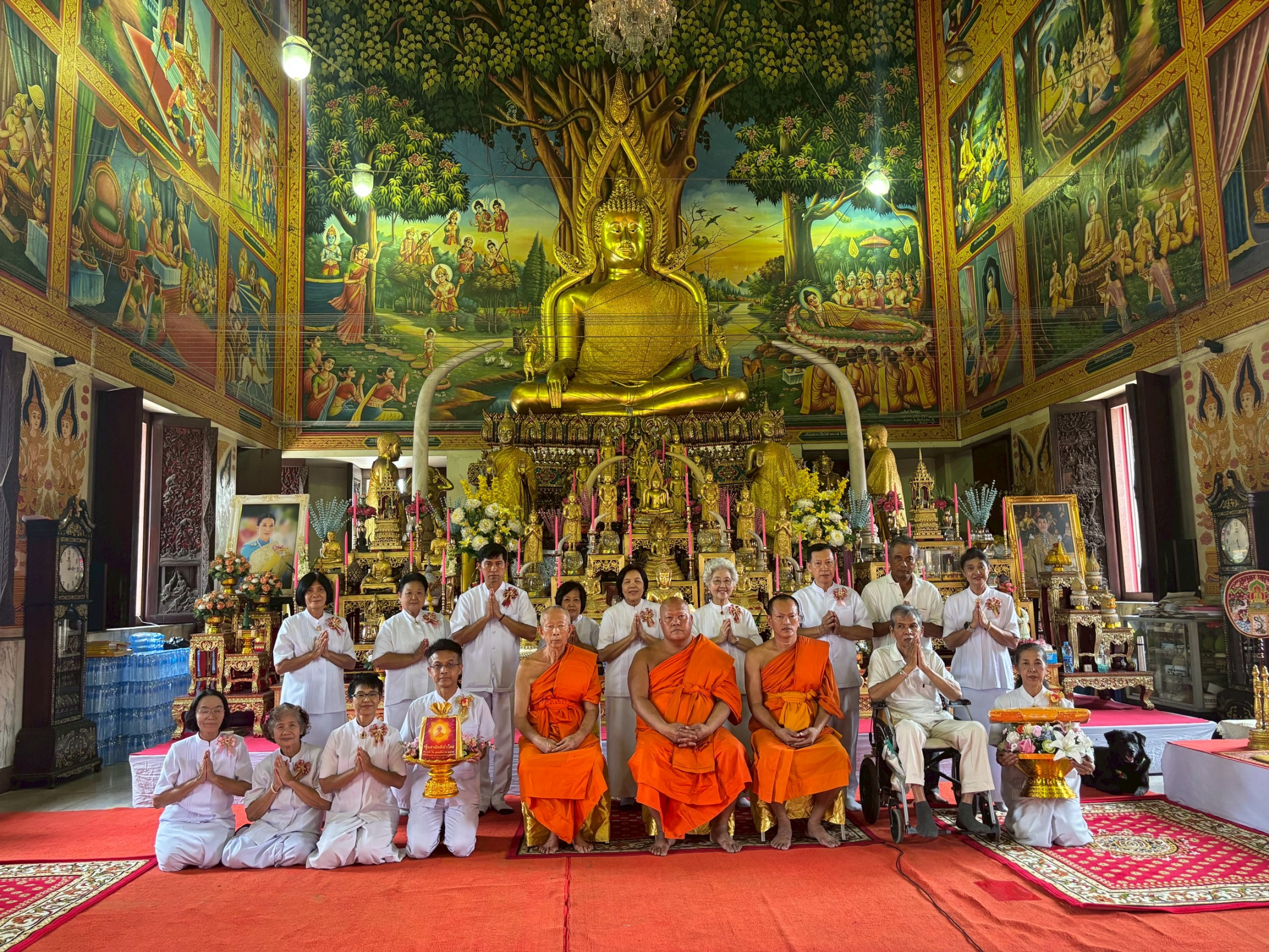 ภาพร่วมพิธีกรรมวัดจันทร์ประดิษฐาราม