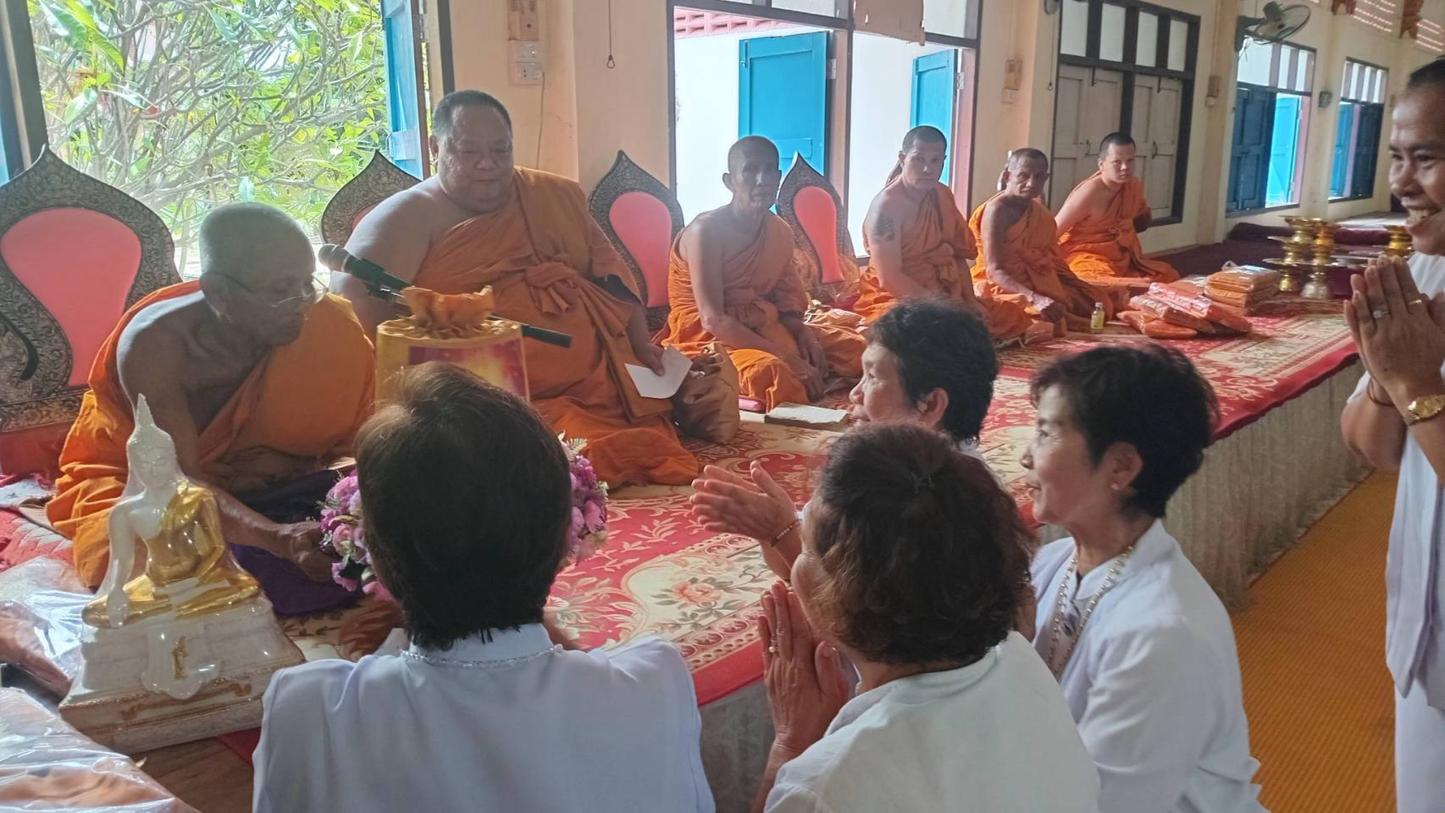 ภาพร่วมพิธีกรรมวัดโคกตูม