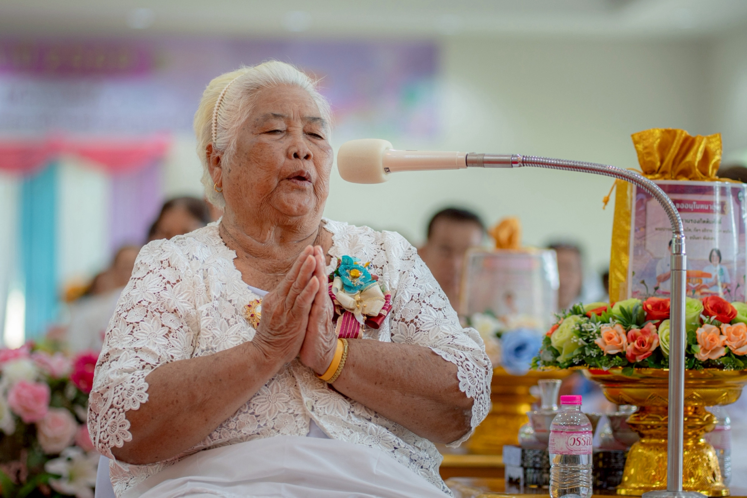 ภาพกล่าวคำถวายกฐินธุดงคสถานบ้านหมี่