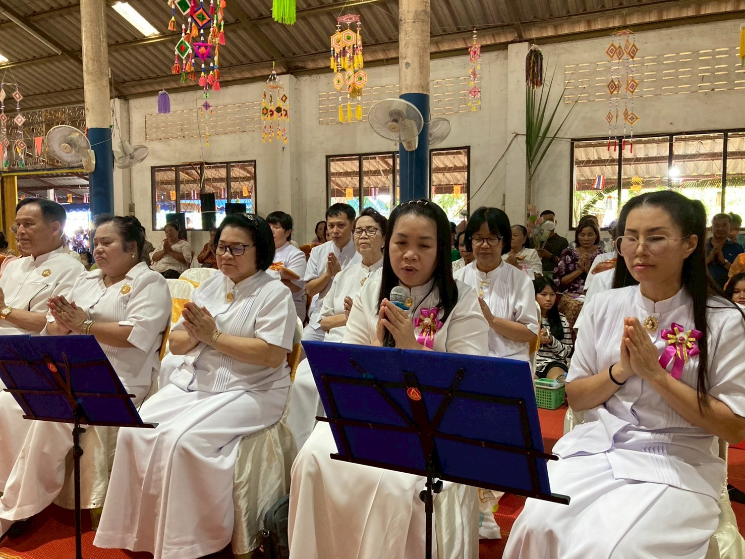 ภาพกล่าวคำถวายกฐินวัดทับไทรธรรมาราม