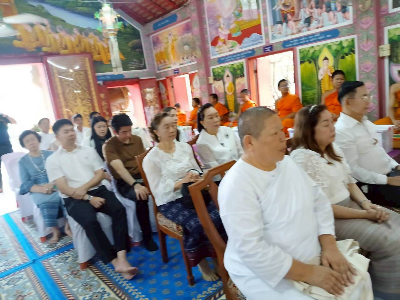 ภาพร่วมพิธีกรรมวัดวารีสุทธาวาส(รังษีสุทธาวาส)