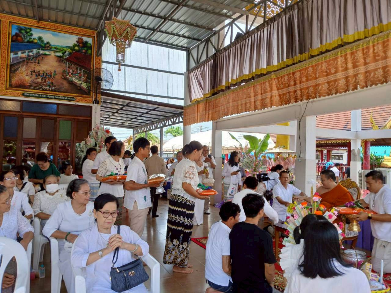 ภาพร่วมพิธีกรรมวัดวารีสุทธาวาส(รังษีสุทธาวาส)