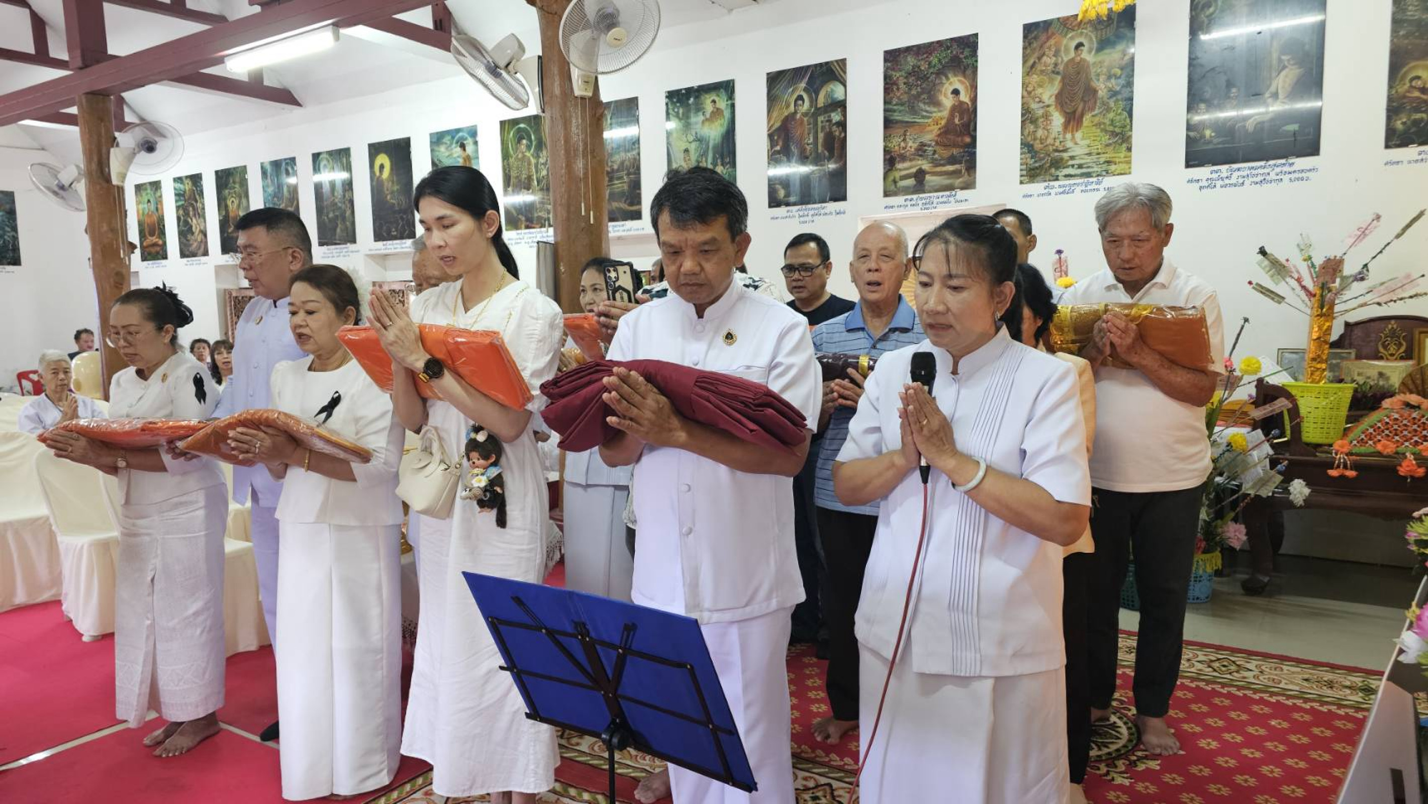 ภาพกล่าวคำถวายกฐินวัดสันกลาง