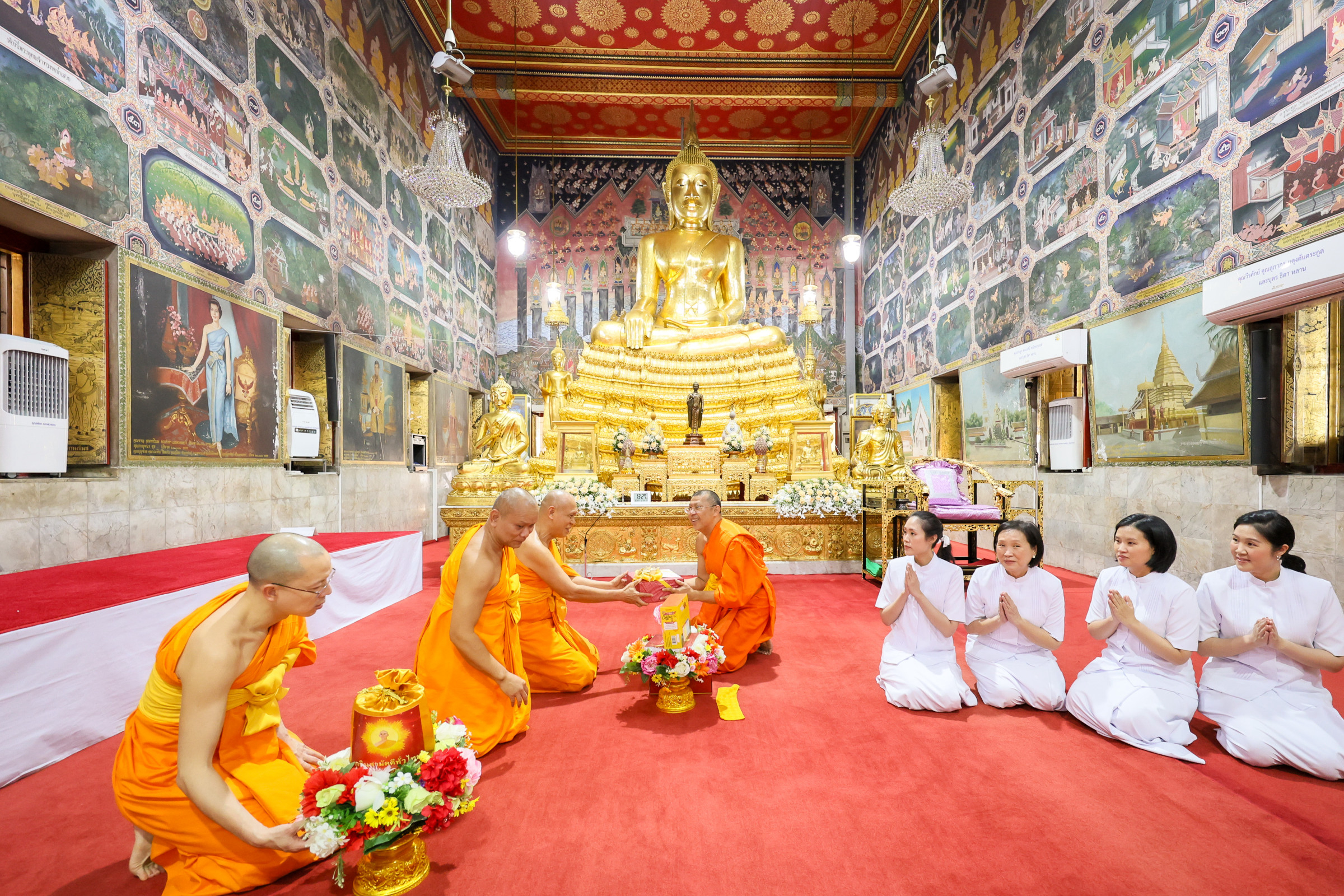 ภาพกล่าวคำถวายกฐินวัดปากน้ำ