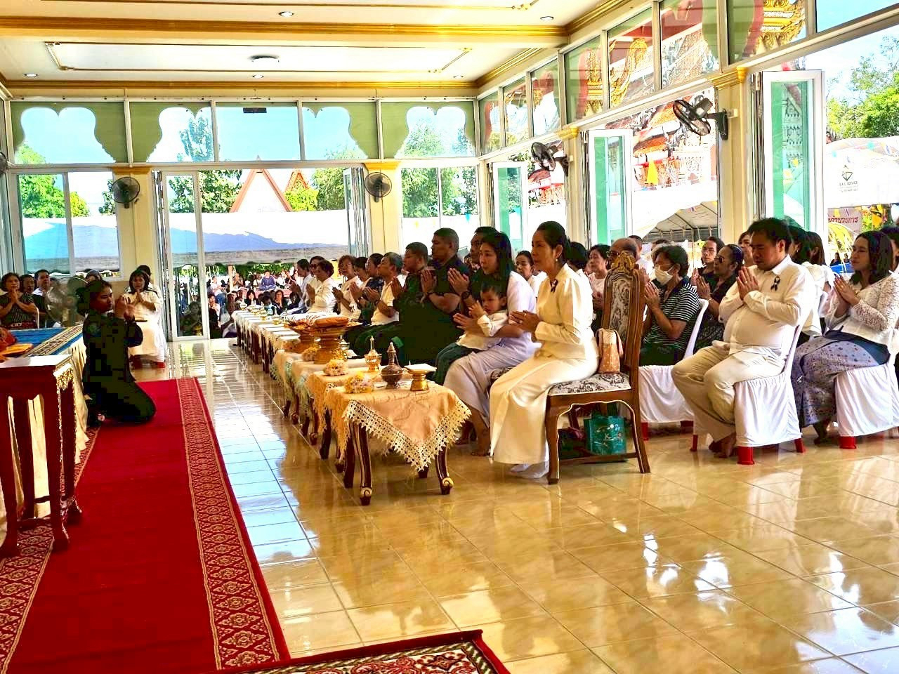 ภาพร่วมพิธีกรรมวัดทุ่งคา