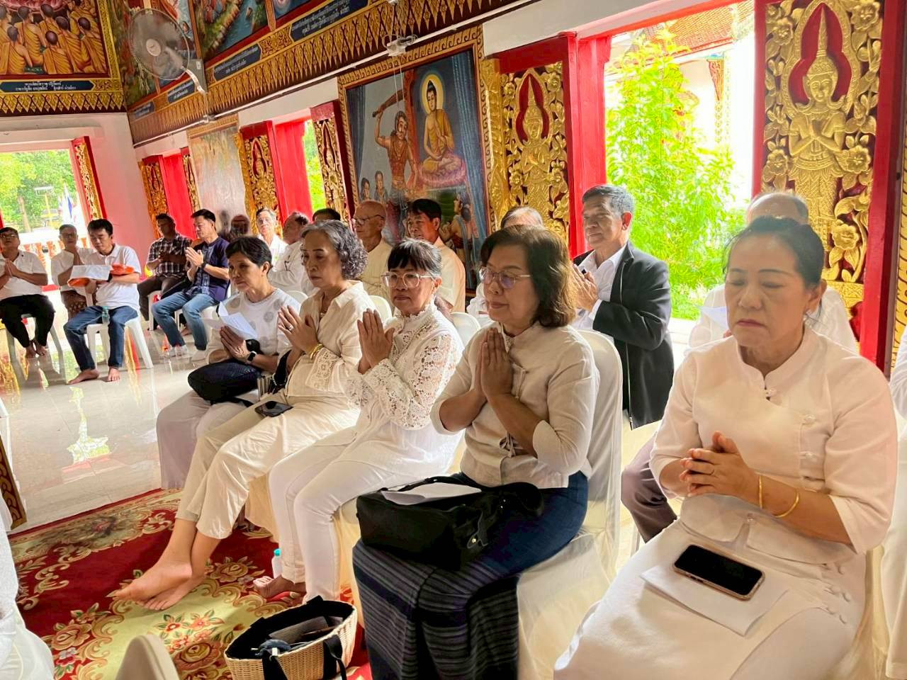 ภาพร่วมพิธีกรรมวัดม่วงเขียว