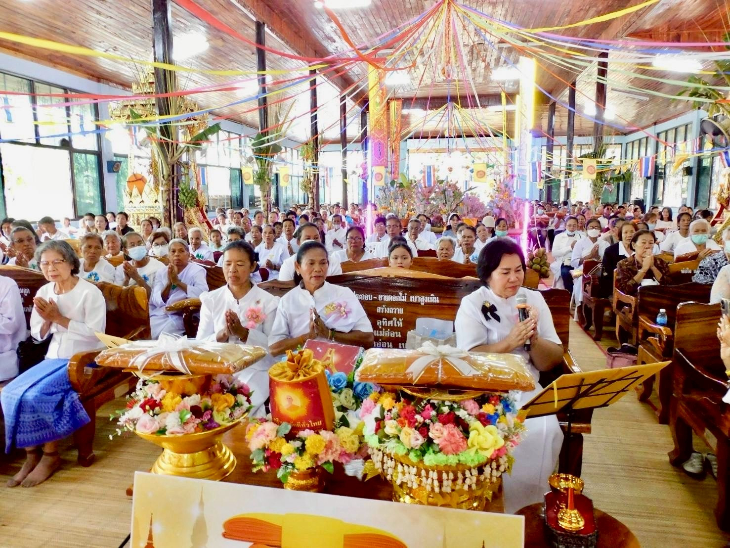 ภาพกล่าวคำถวายกฐินวัดชายพะเนา