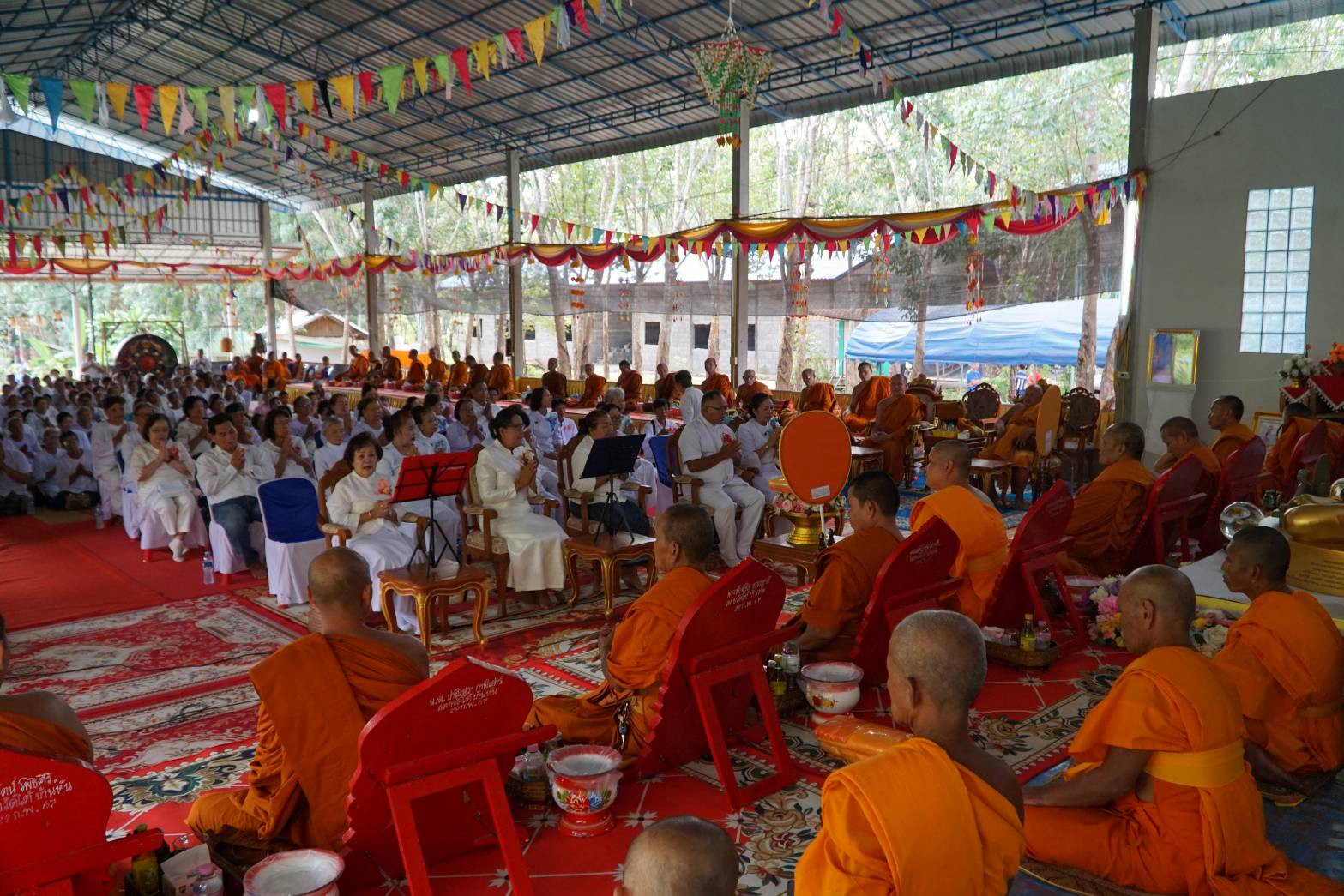 ภาพกล่าวคำถวายกฐินวัดอุดมมงคลสว่างธรรม