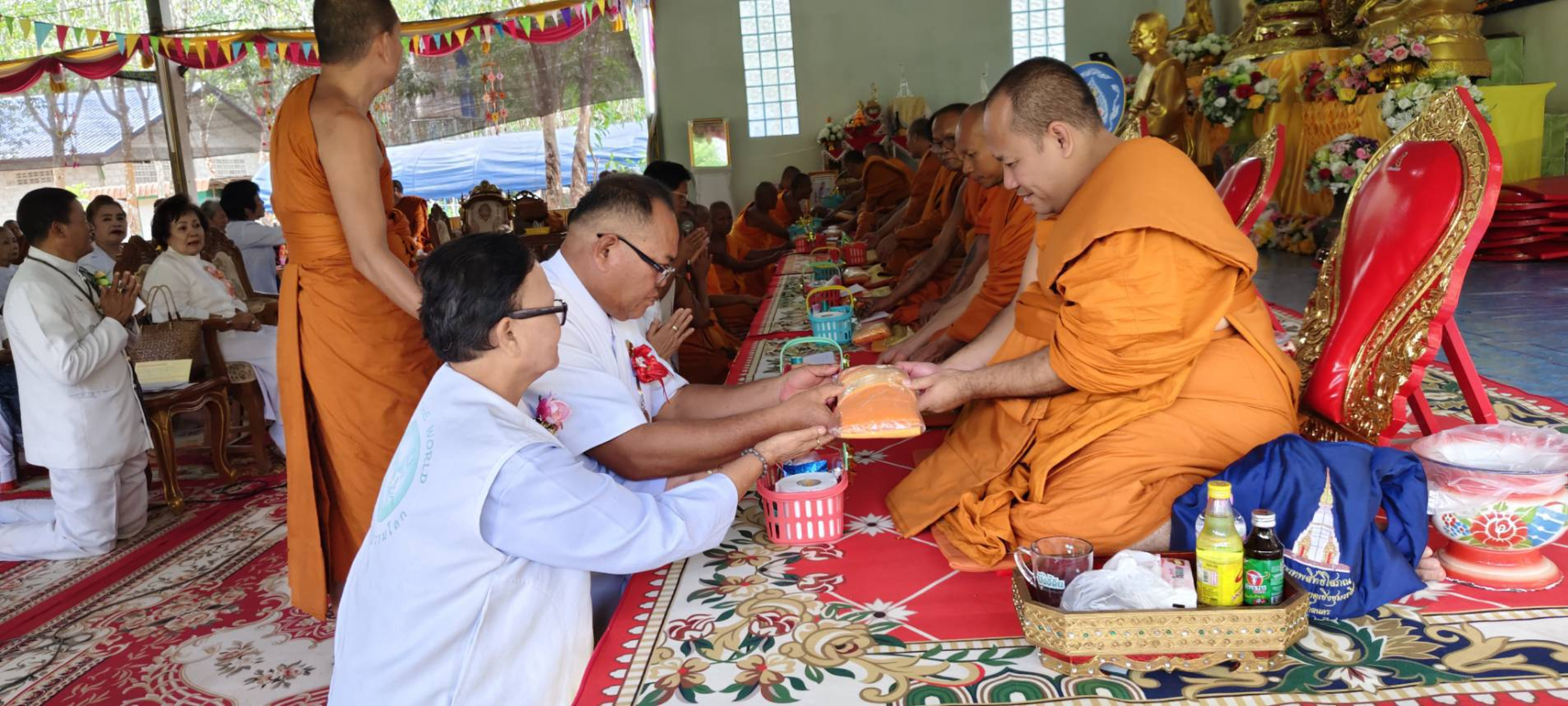 ภาพร่วมพิธีกรรมวัดอุดมมงคลสว่างธรรม
