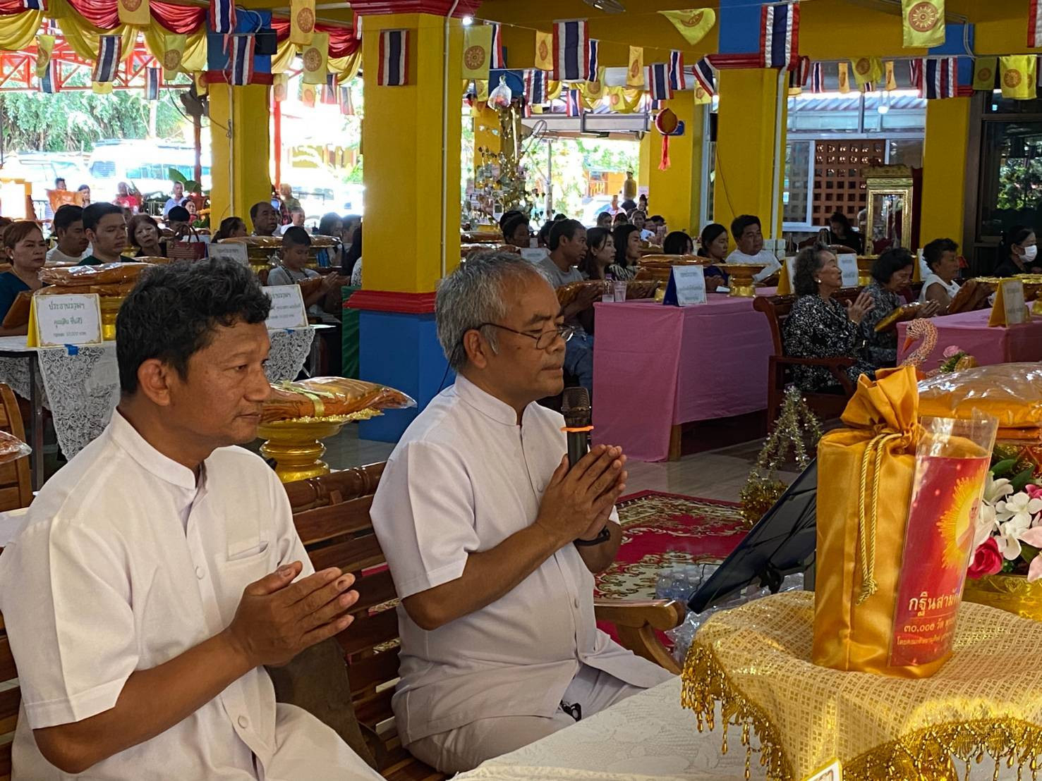 ภาพกล่าวคำถวายกฐินวัดเขาพังชมภูพร