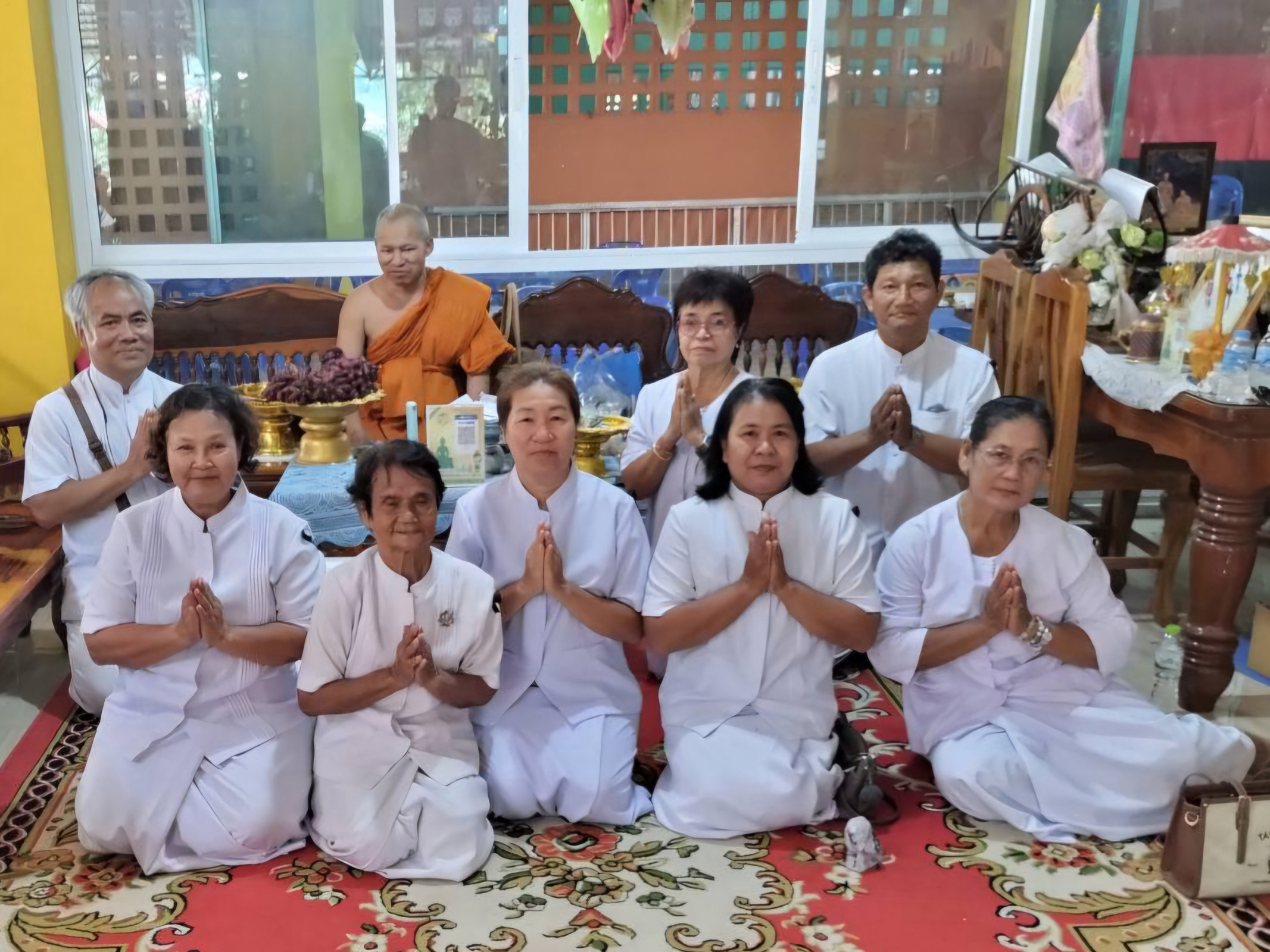 ภาพร่วมพิธีกรรมวัดเขาพังชมภูพร