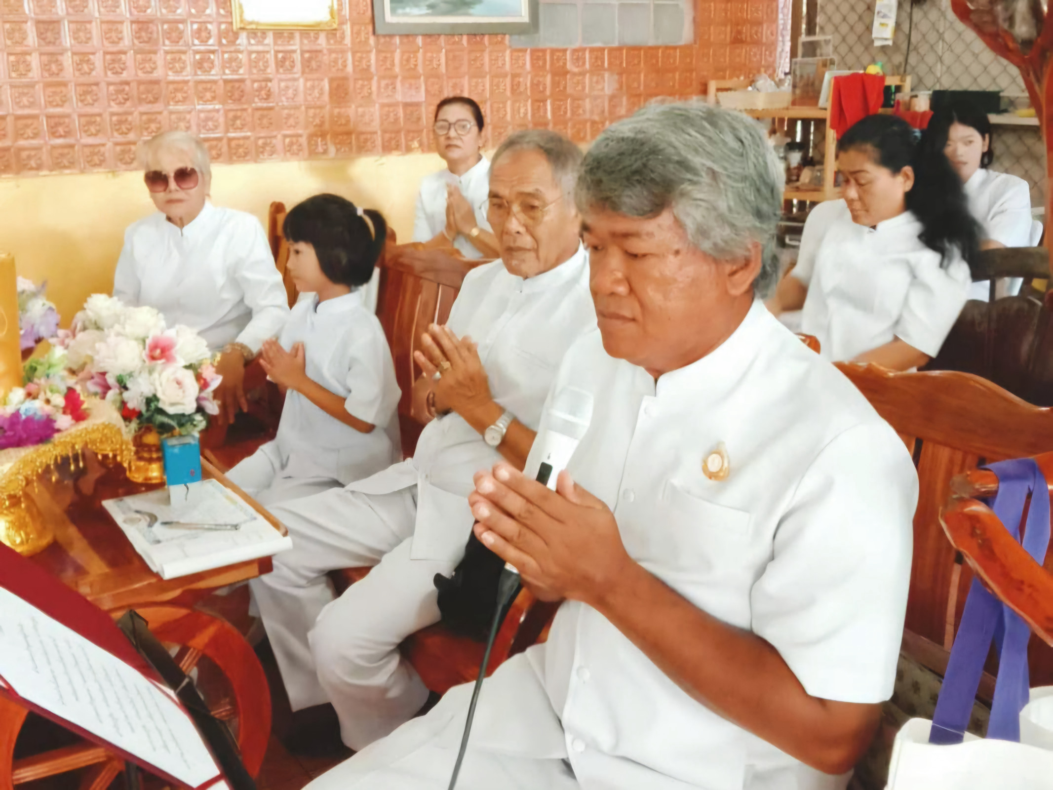 ภาพกล่าวคำถวายกฐินวัดถ้ำเขาประทุน