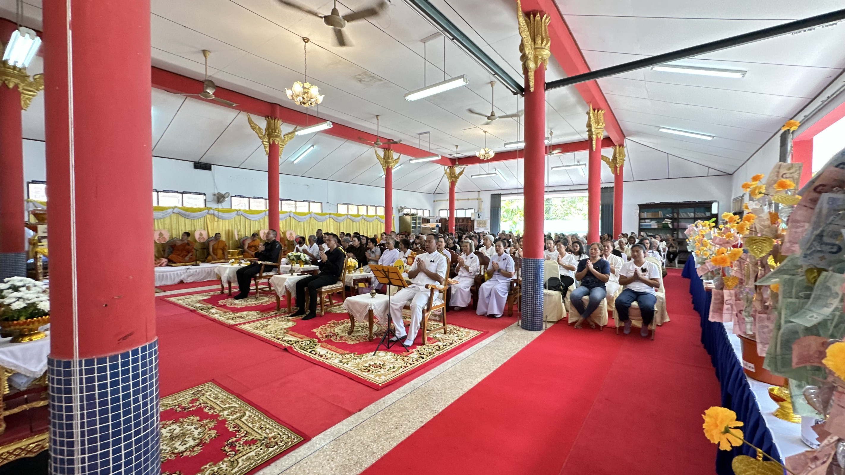 ภาพร่วมพิธีกรรมวัดสุนทรประชาราม