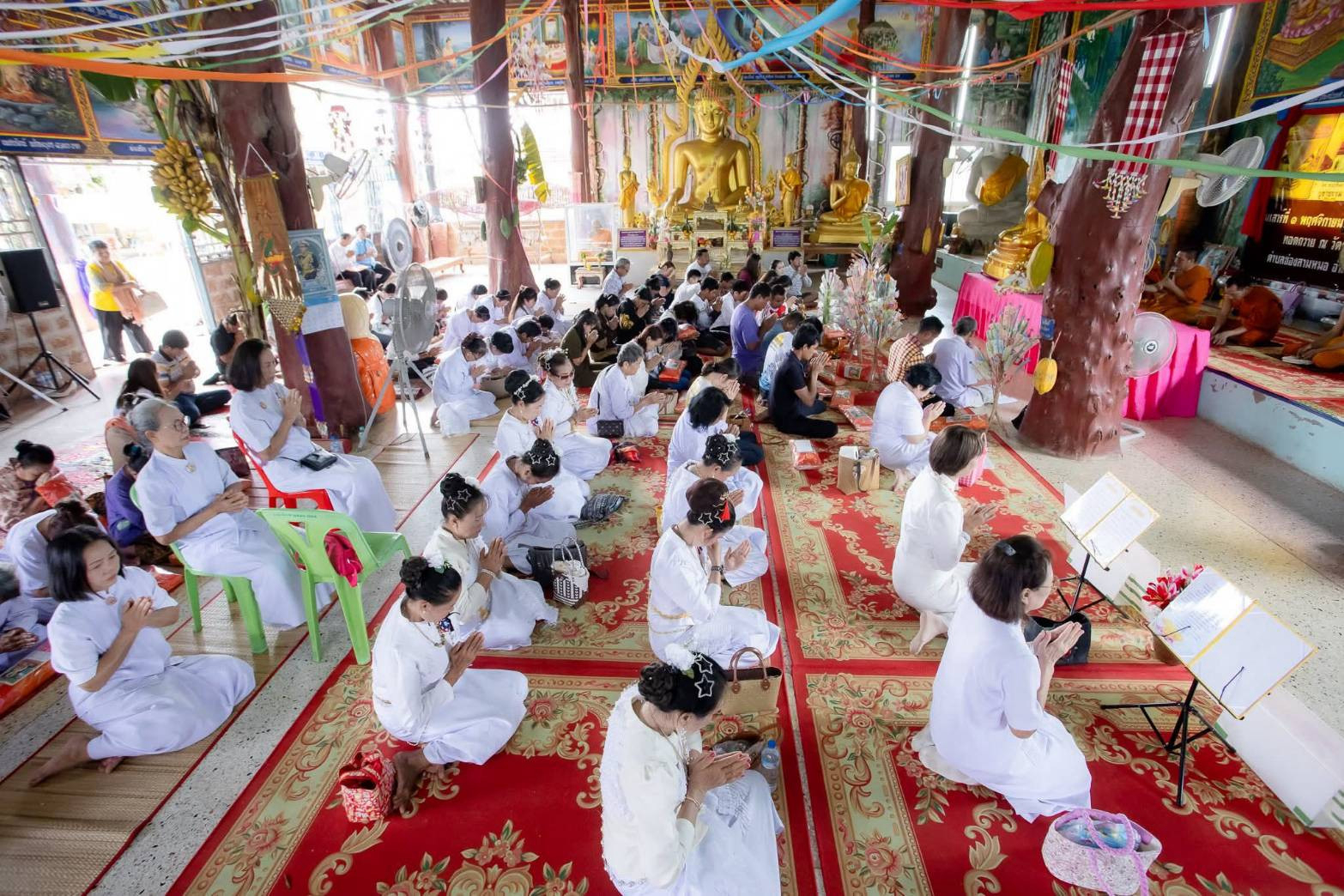 ภาพร่วมพิธีกรรมวัดศรีบุญเรือง