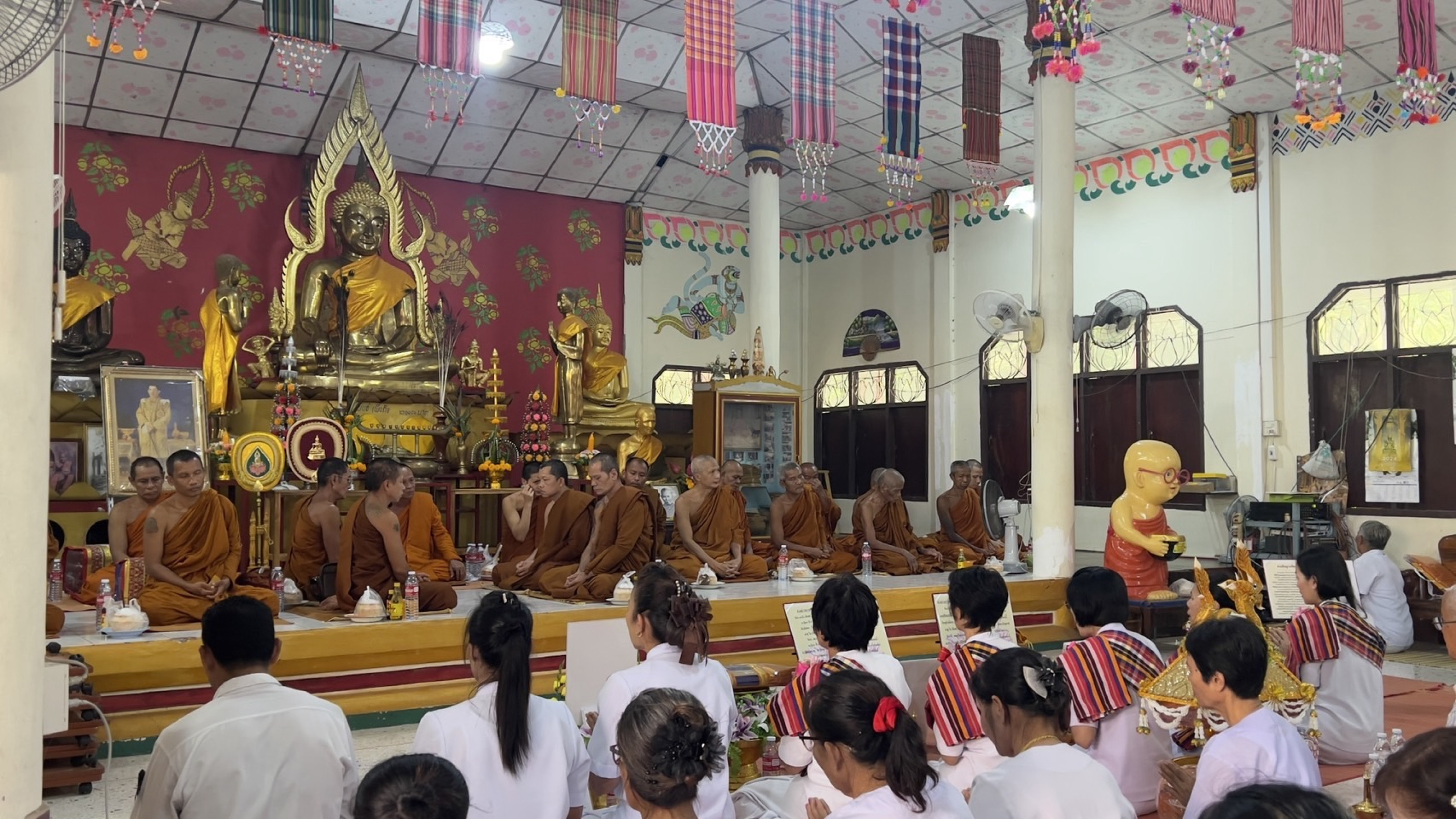 ภาพร่วมพิธีกรรมวัดหนองไรไก่