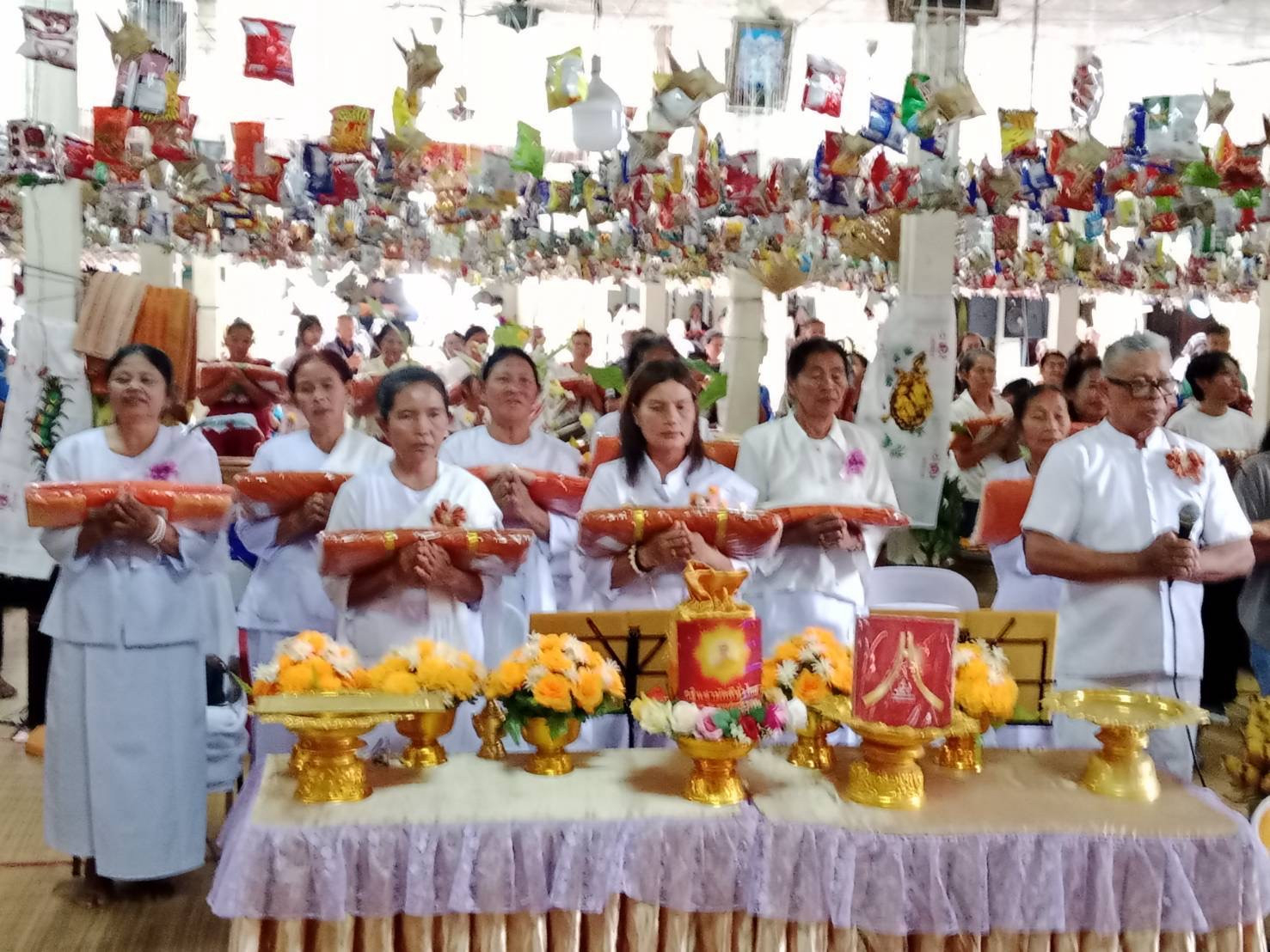 ภาพร่วมพิธีกรรมวัดโนนเกษตร