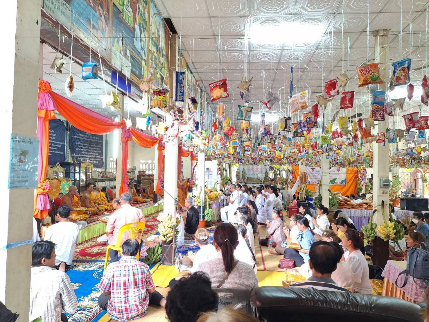 ภาพร่วมพิธีกรรมวัดโนนเกษตร