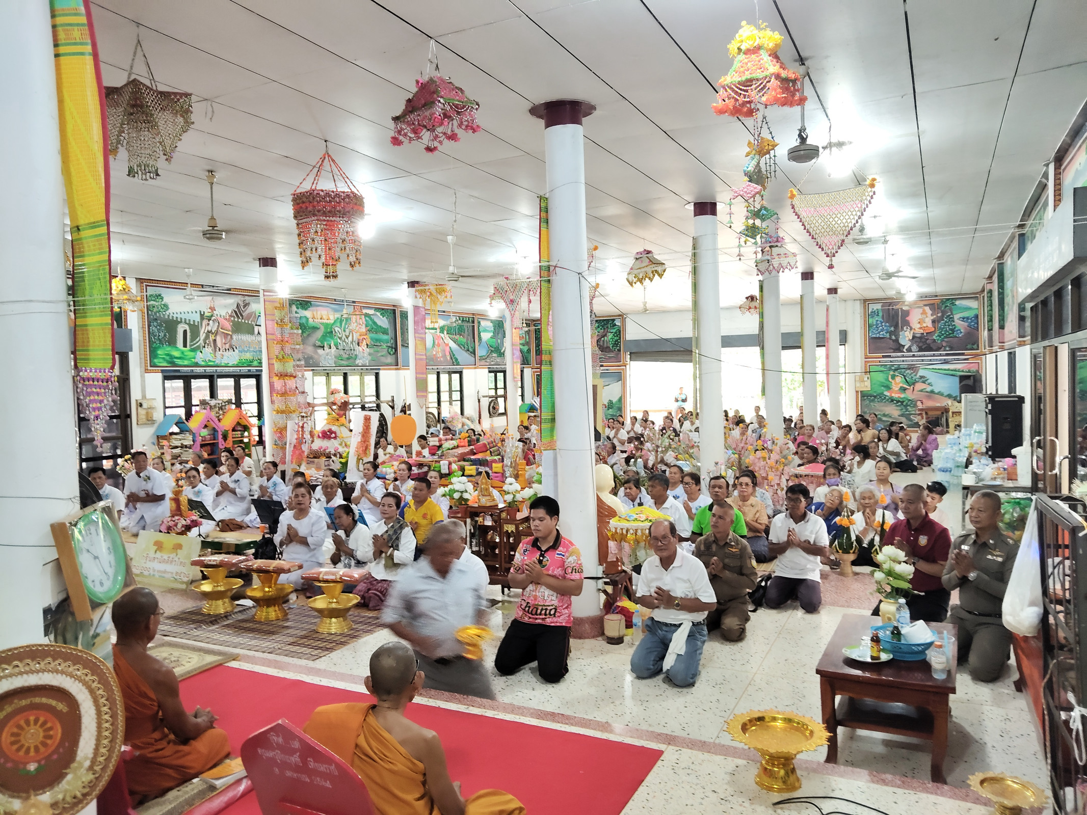 ภาพร่วมพิธีกรรมวัดศรีสมนึก