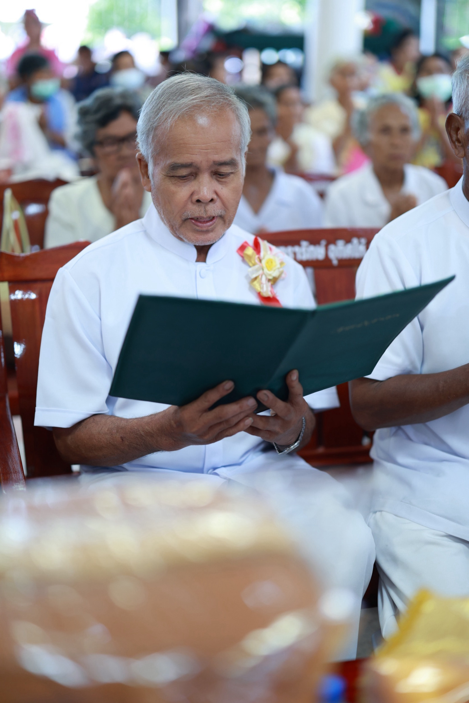 ภาพกล่าวคำถวายกฐินวัดโคกลาว