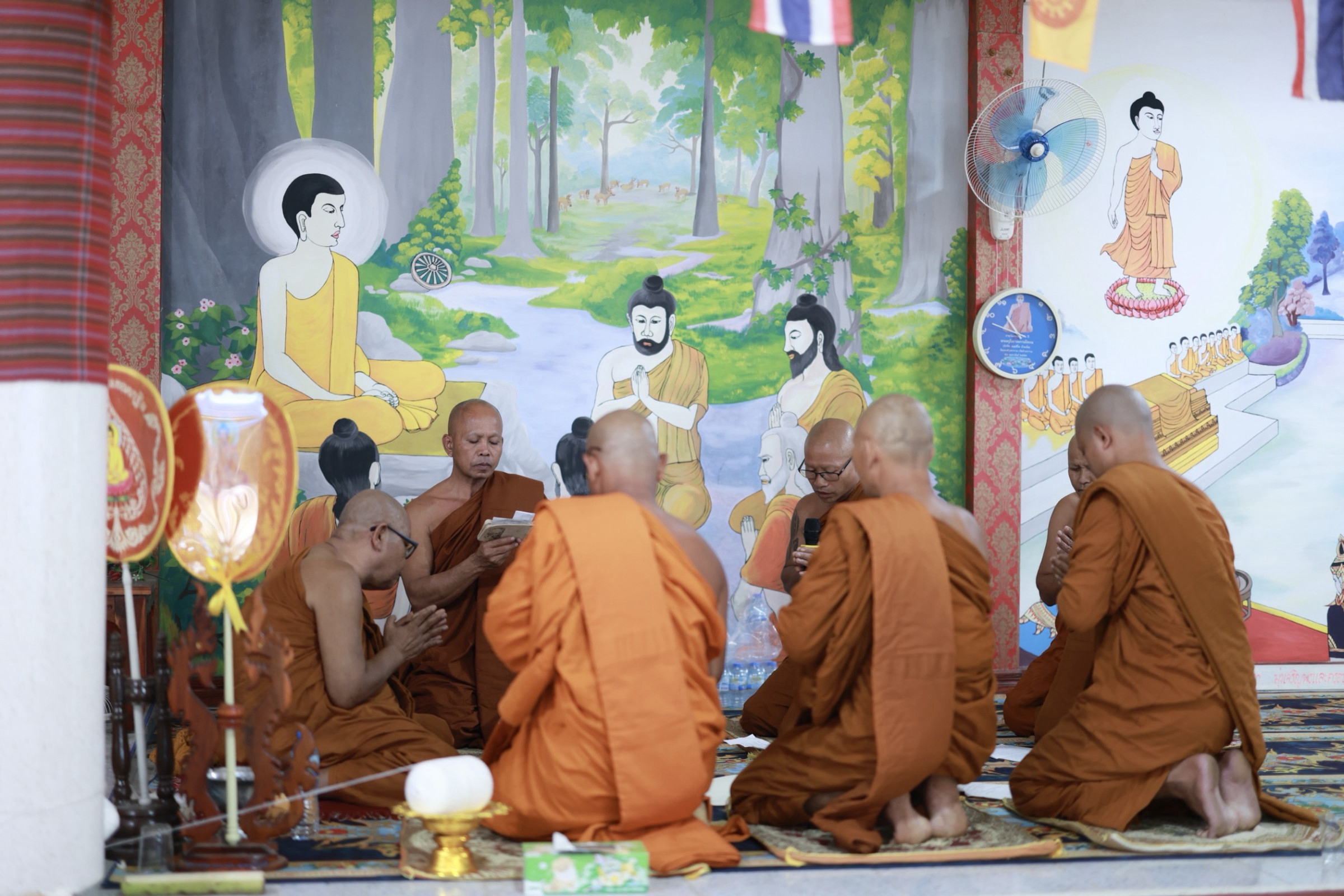 ภาพร่วมพิธีกรรมวัดโคกลาว