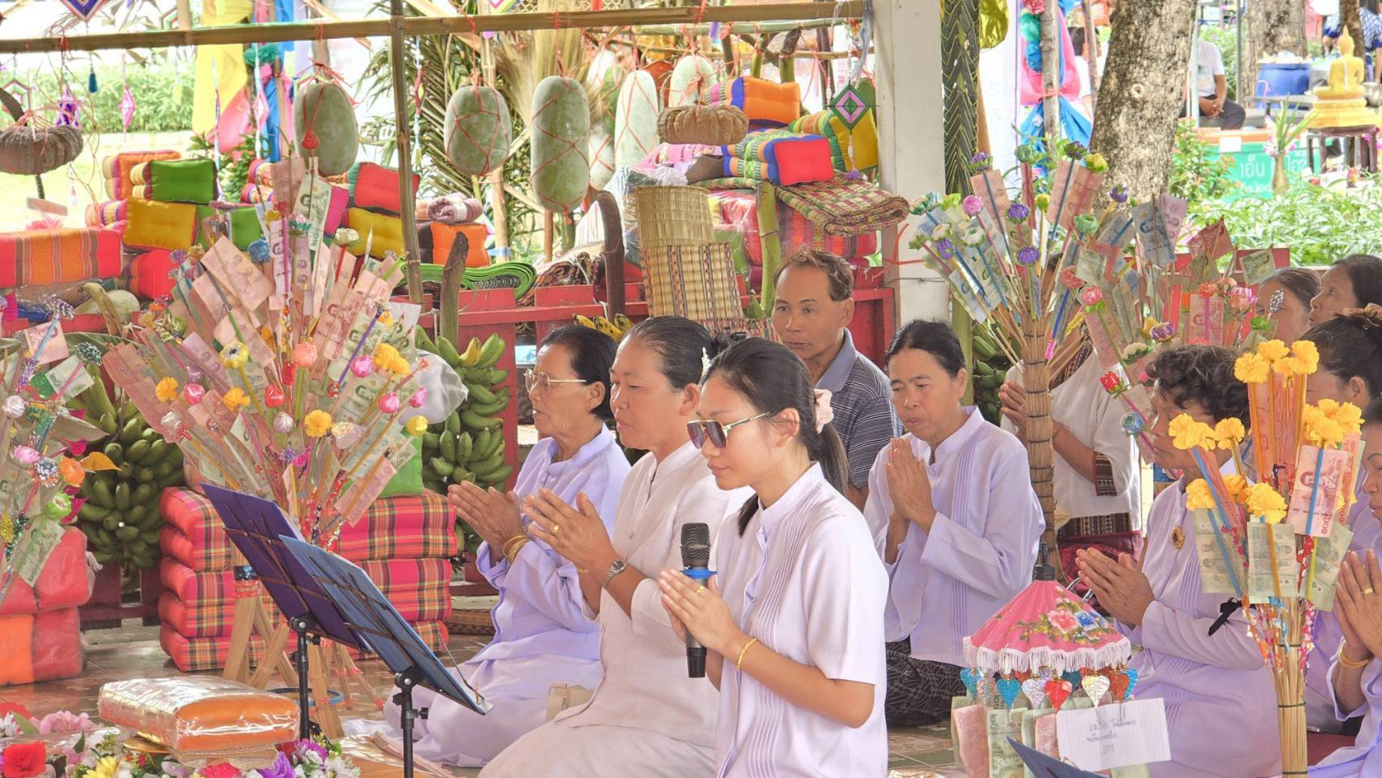 ภาพกล่าวคำถวายกฐินวัดชุมพลสามัคคี