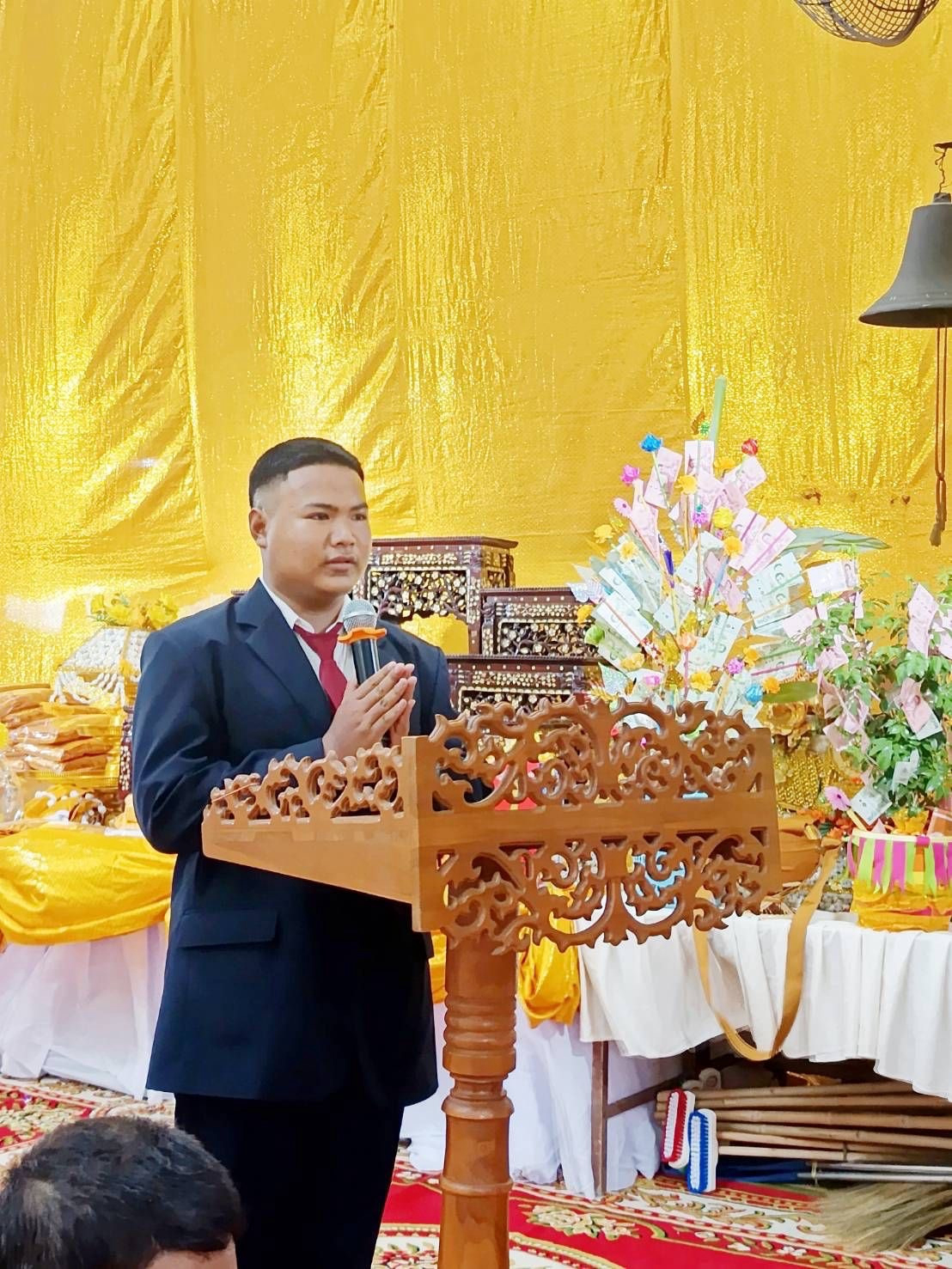 ภาพกล่าวคำถวายกฐินวัดสุธาโภชน์