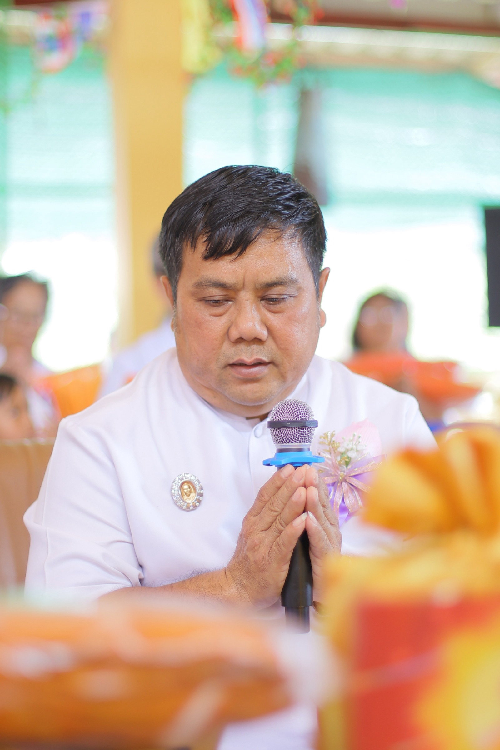 ภาพกล่าวคำถวายกฐินวัดซับยางราษฎร์บำรุง