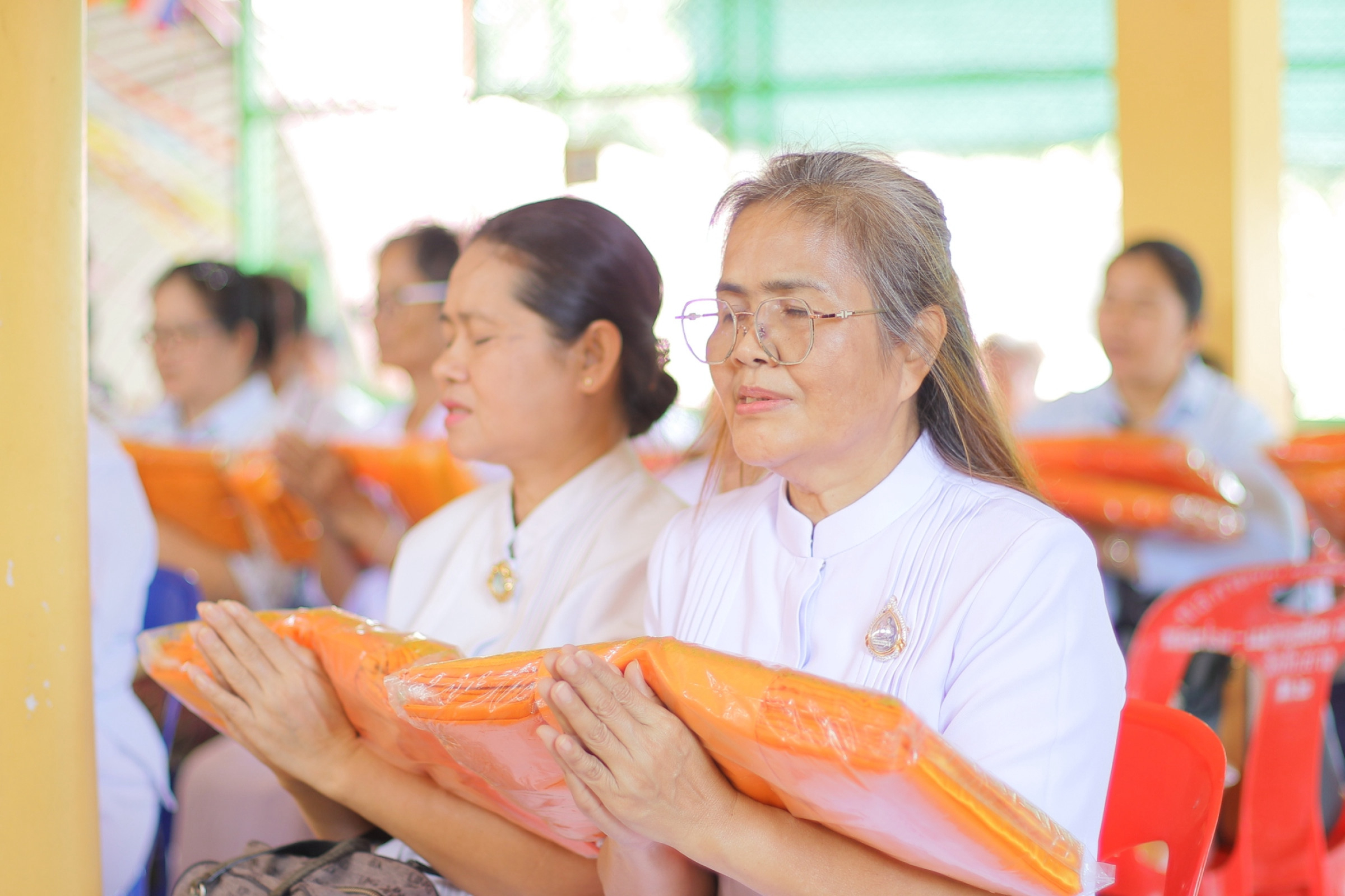 ภาพร่วมพิธีกรรมวัดซับยางราษฎร์บำรุง