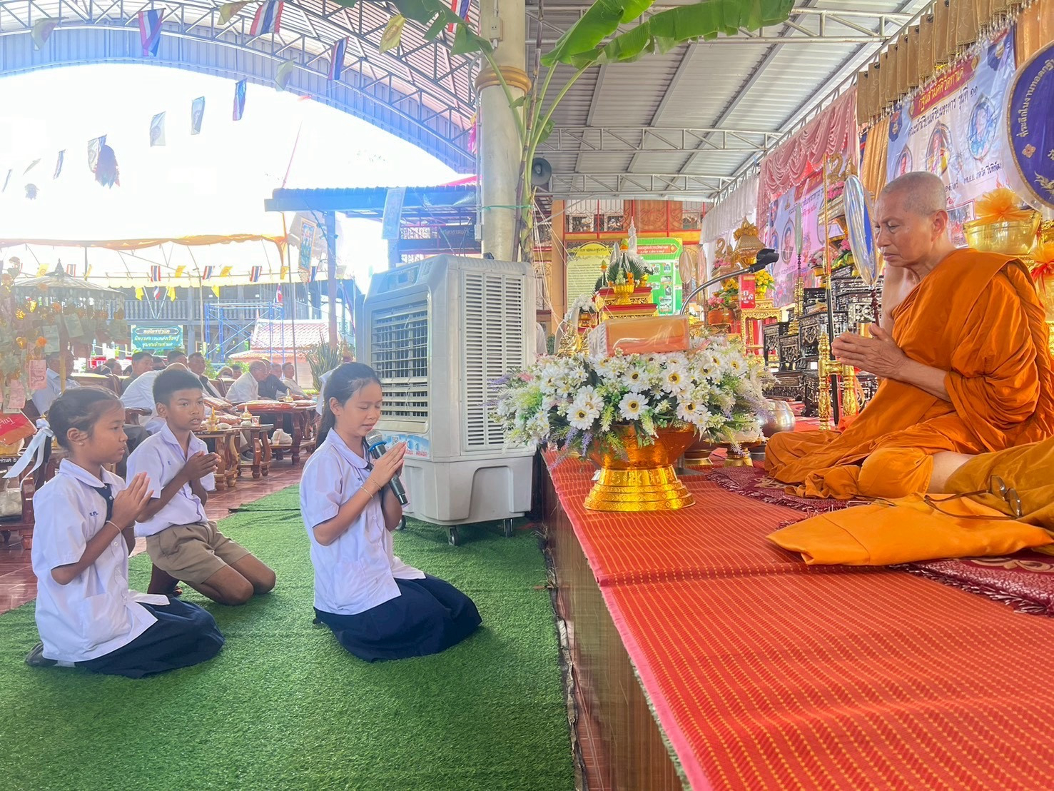 ภาพกล่าวคำถวายกฐินวัดท่าแค