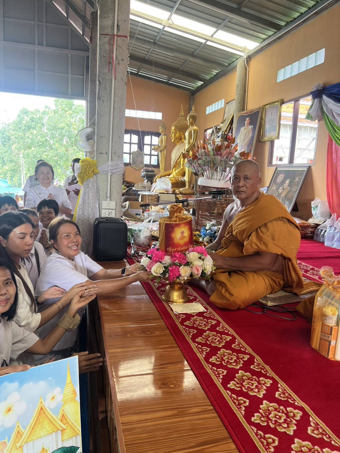 ภาพร่วมพิธีกรรมวัดท่าลาว