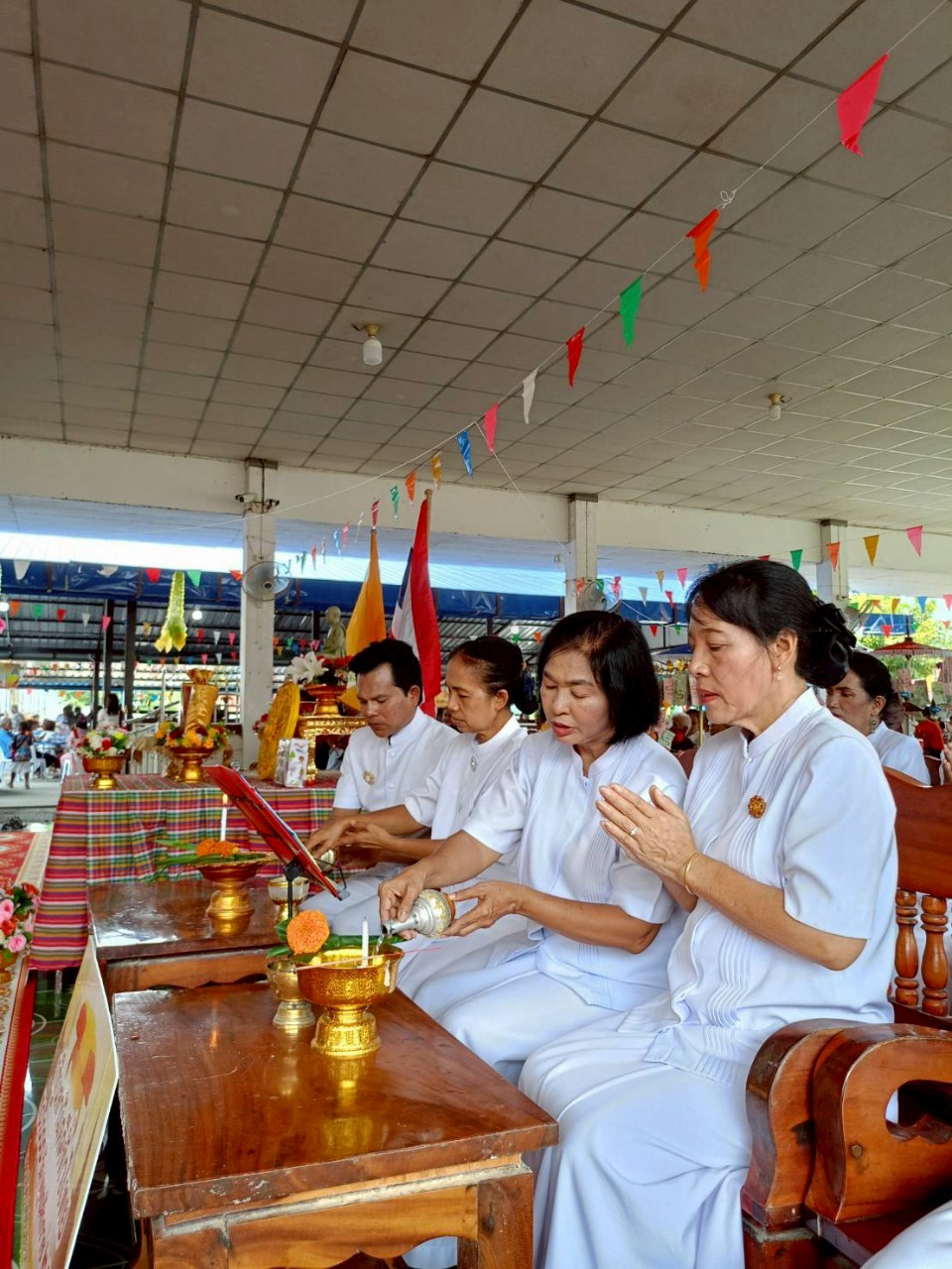 ภาพร่วมพิธีกรรมวัดควนชุม