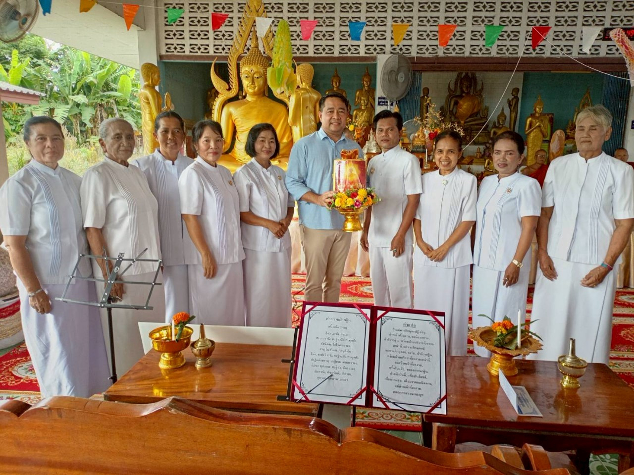 ภาพร่วมพิธีกรรมวัดควนชุม