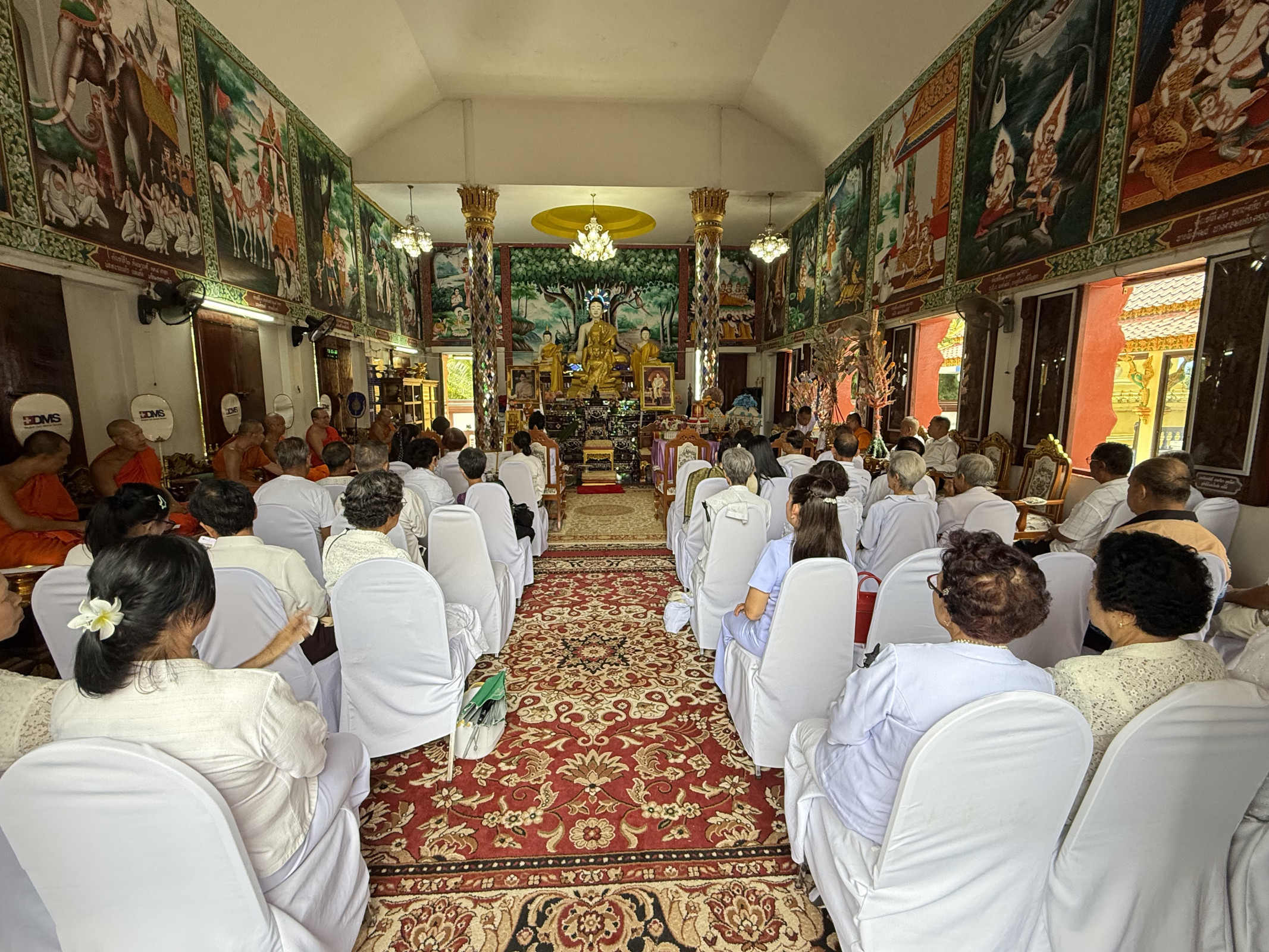 ภาพร่วมพิธีกรรมวัดทุ่งพร้าว