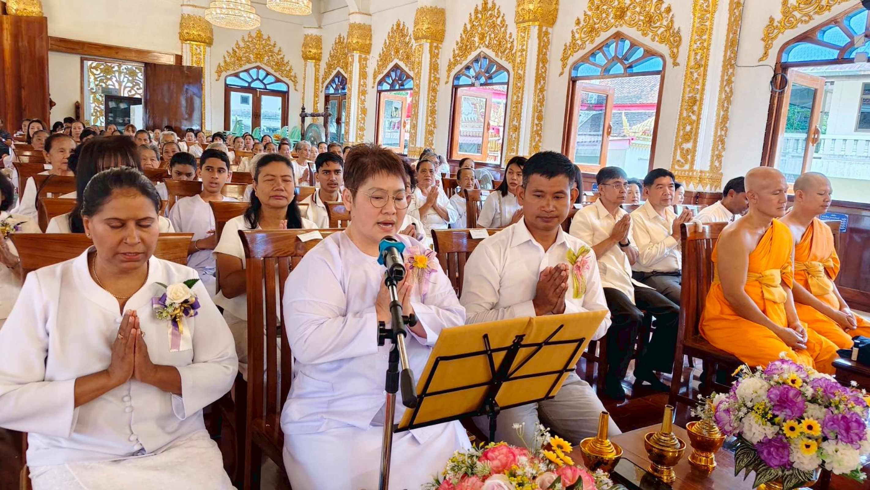 ภาพกล่าวคำถวายกฐินวัดพรหมวิหาร