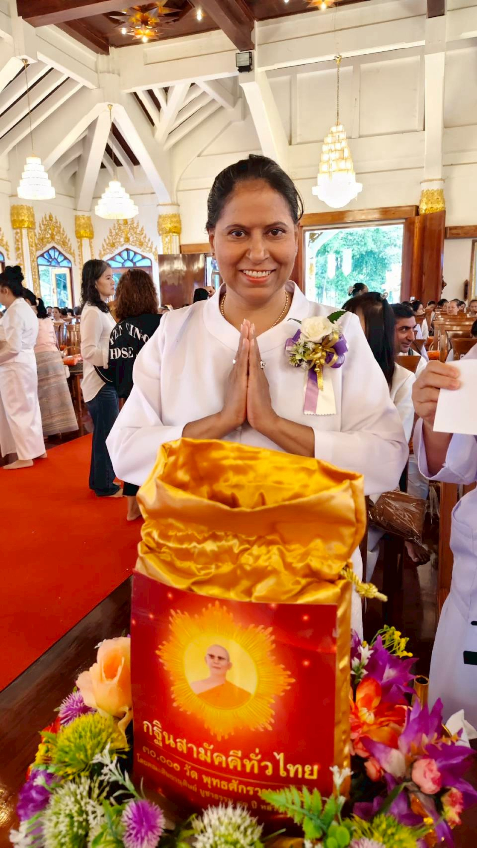 ภาพร่วมพิธีกรรมวัดพรหมวิหาร