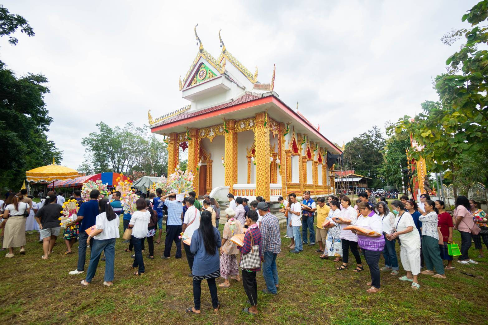 ภาพร่วมพิธีกรรมวัดกกกอก