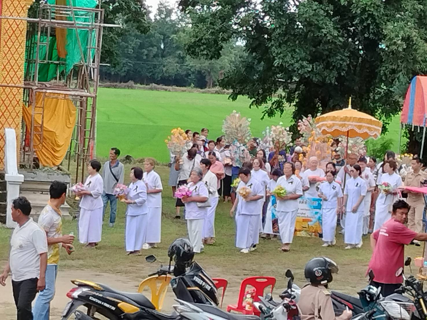 ภาพร่วมพิธีกรรมวัดกกกอก