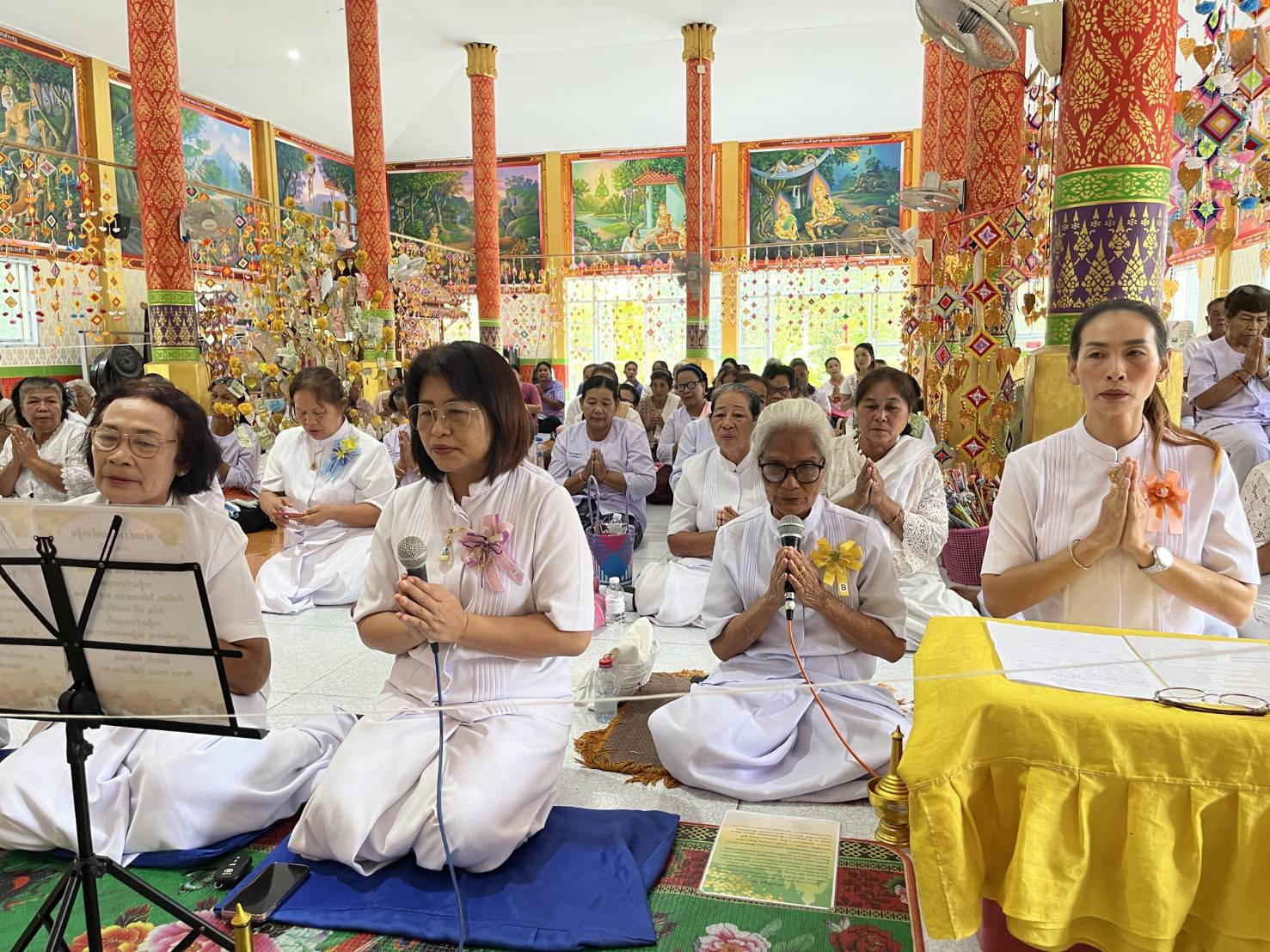 ภาพกล่าวคำถวายกฐินวัดห้วยปอ