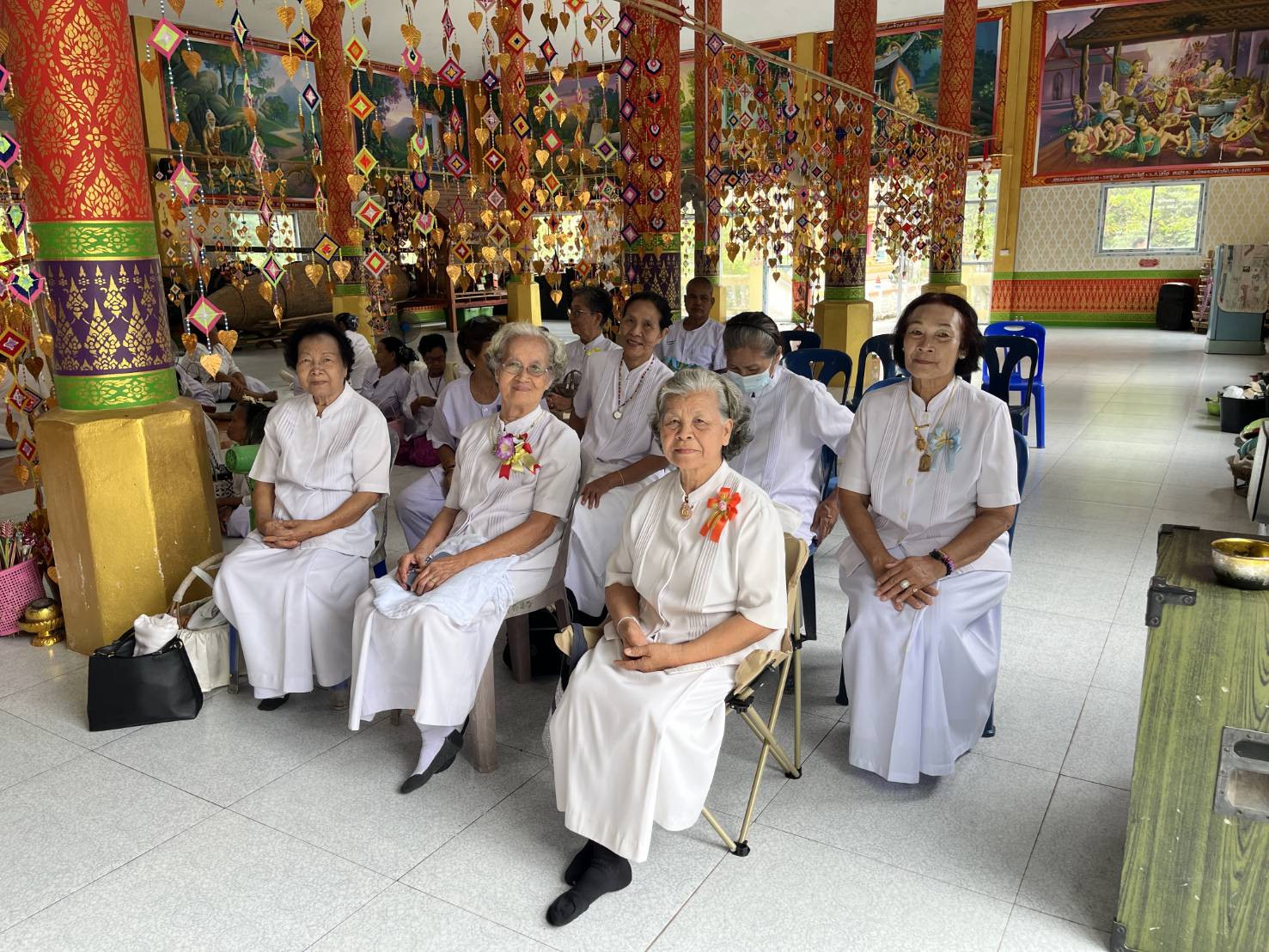 ภาพร่วมพิธีกรรมวัดห้วยปอ