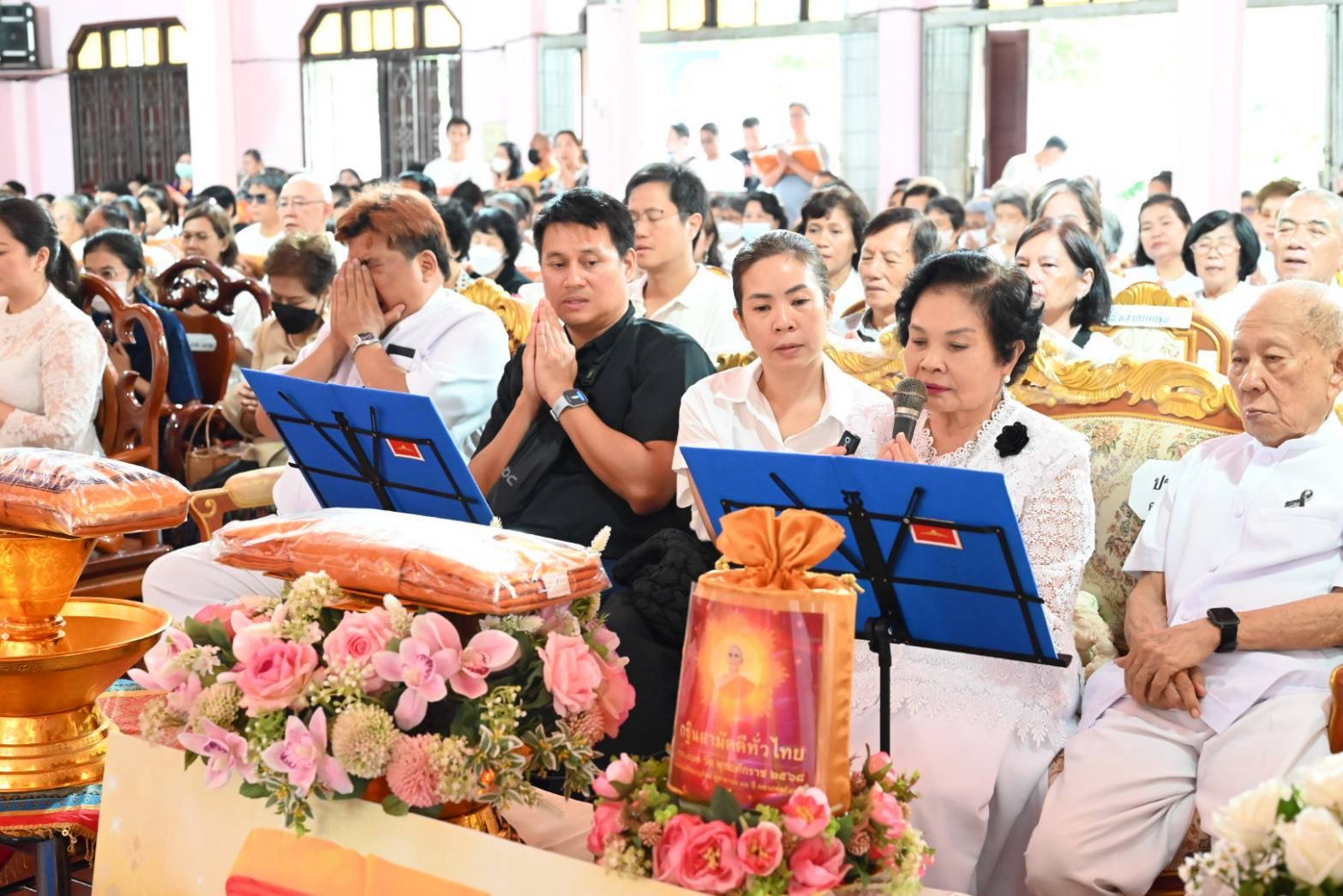 ภาพกล่าวคำถวายกฐินวัดอภัยทายาราม