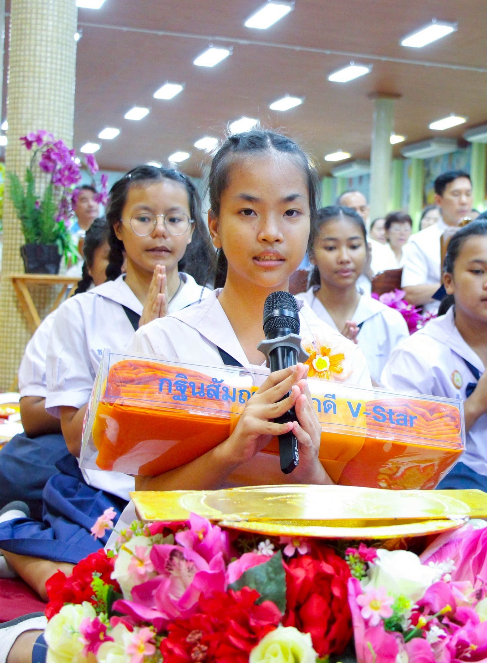 ภาพกล่าวคำถวายกฐินวัดบุญรอดธรรมาราม