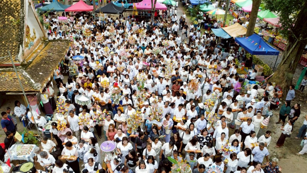 ภาพร่วมพิธีกรรมวัดประดิษฐาราม