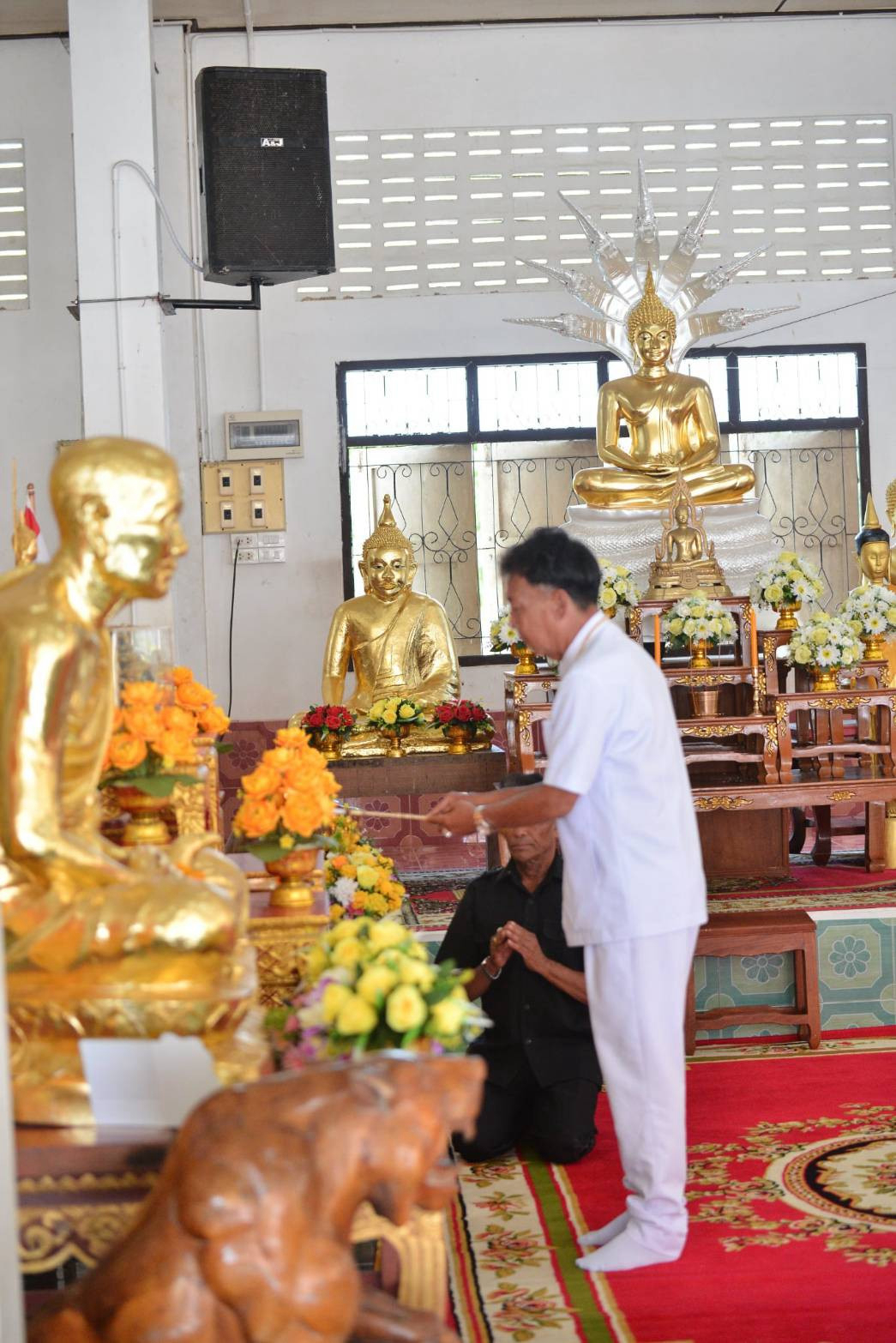 ภาพร่วมพิธีกรรมวัดศรีรัตนาราม