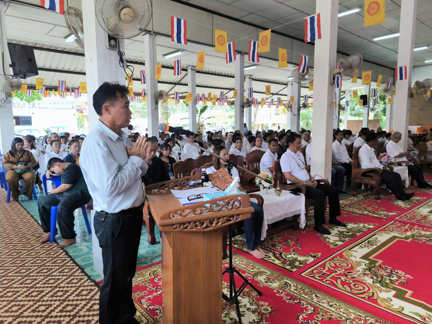 ภาพร่วมพิธีกรรมวัดศรีรัตนาราม