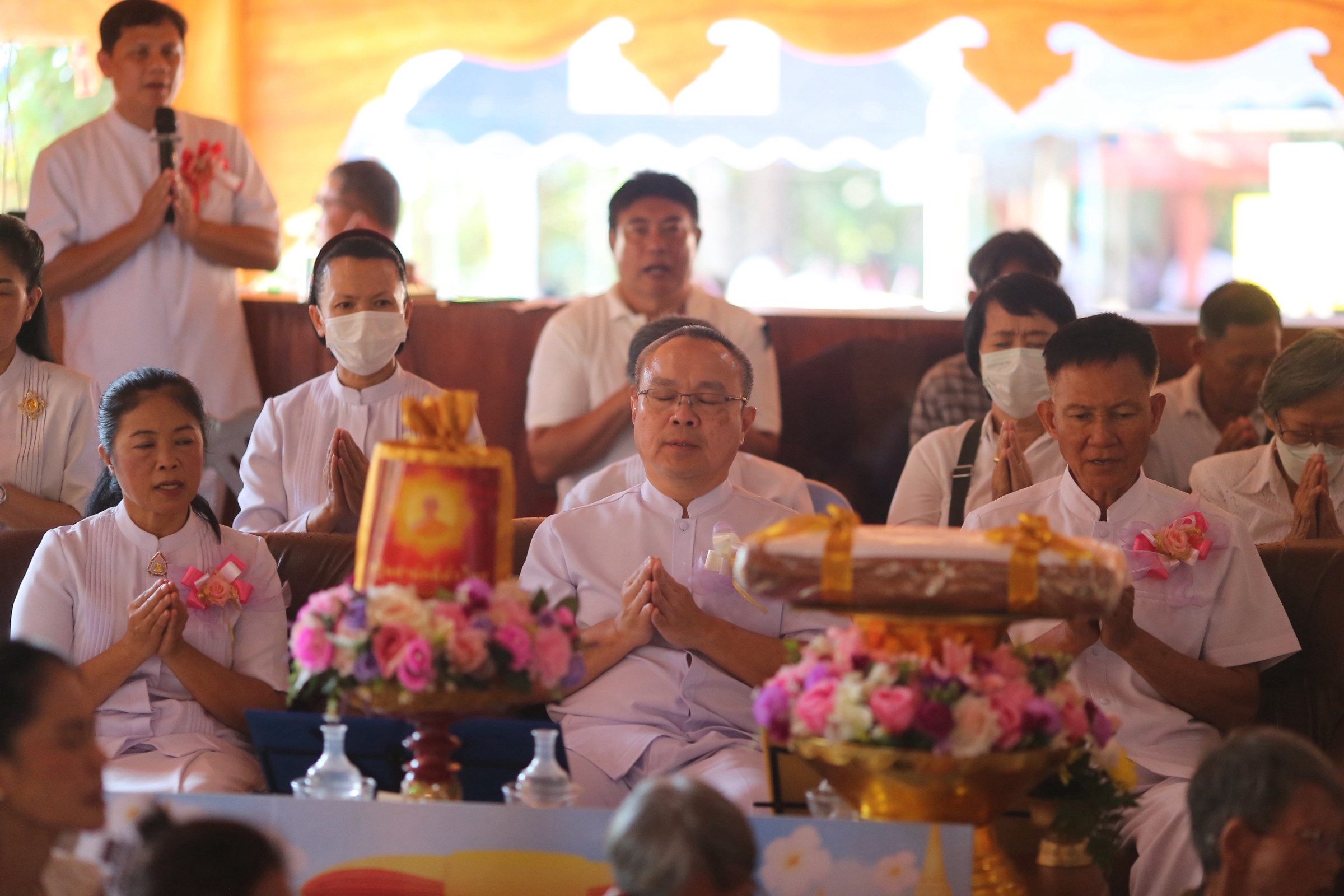 ภาพร่วมพิธีกรรมวัดป่าหัวดอย