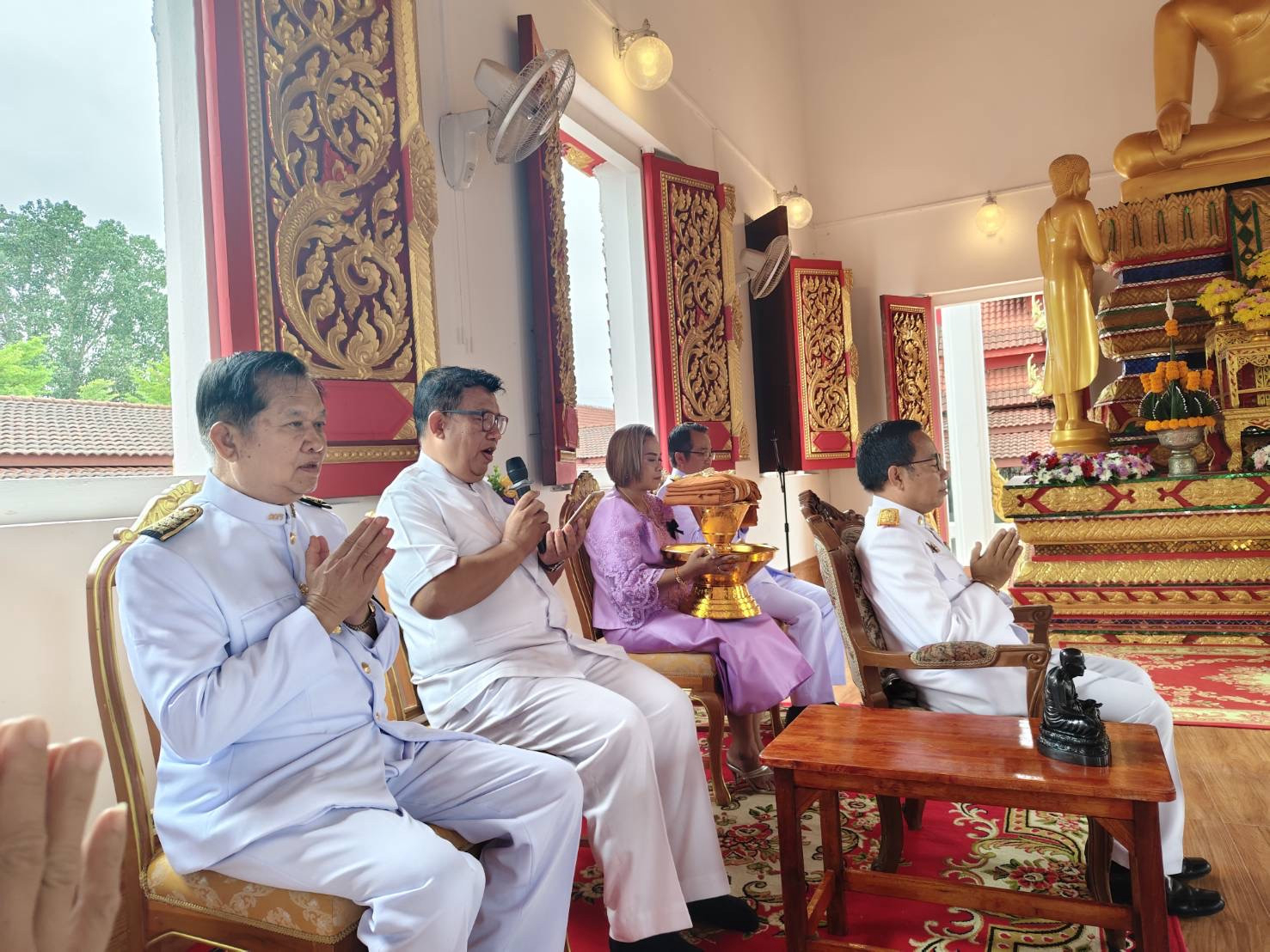 ภาพกล่าวคำถวายกฐินวัดศรีวิชัยวนาราม
