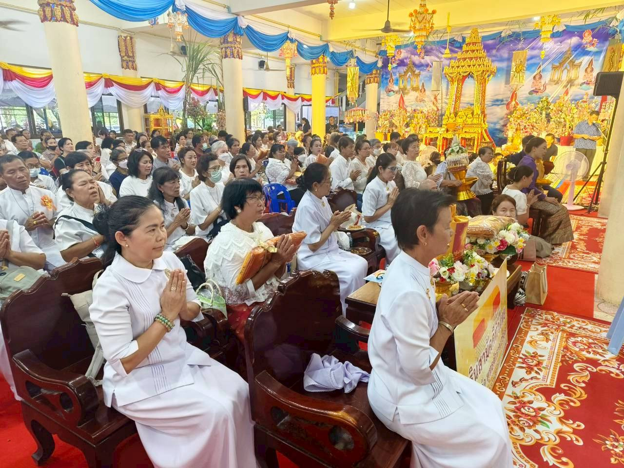 ภาพร่วมพิธีกรรมวัดลำวังคาสุทธาวาส
