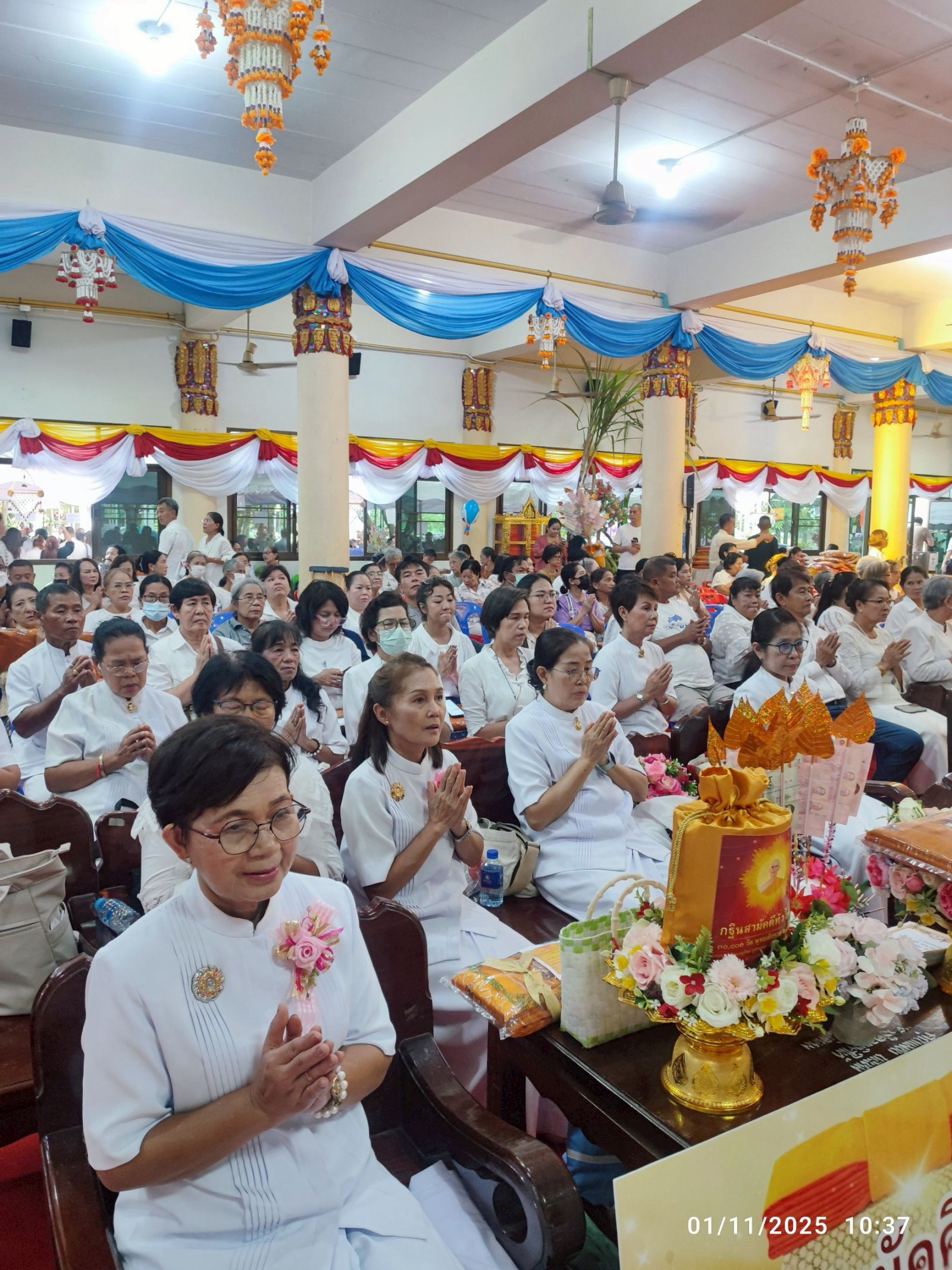 ภาพร่วมพิธีกรรมวัดลำวังคาสุทธาวาส