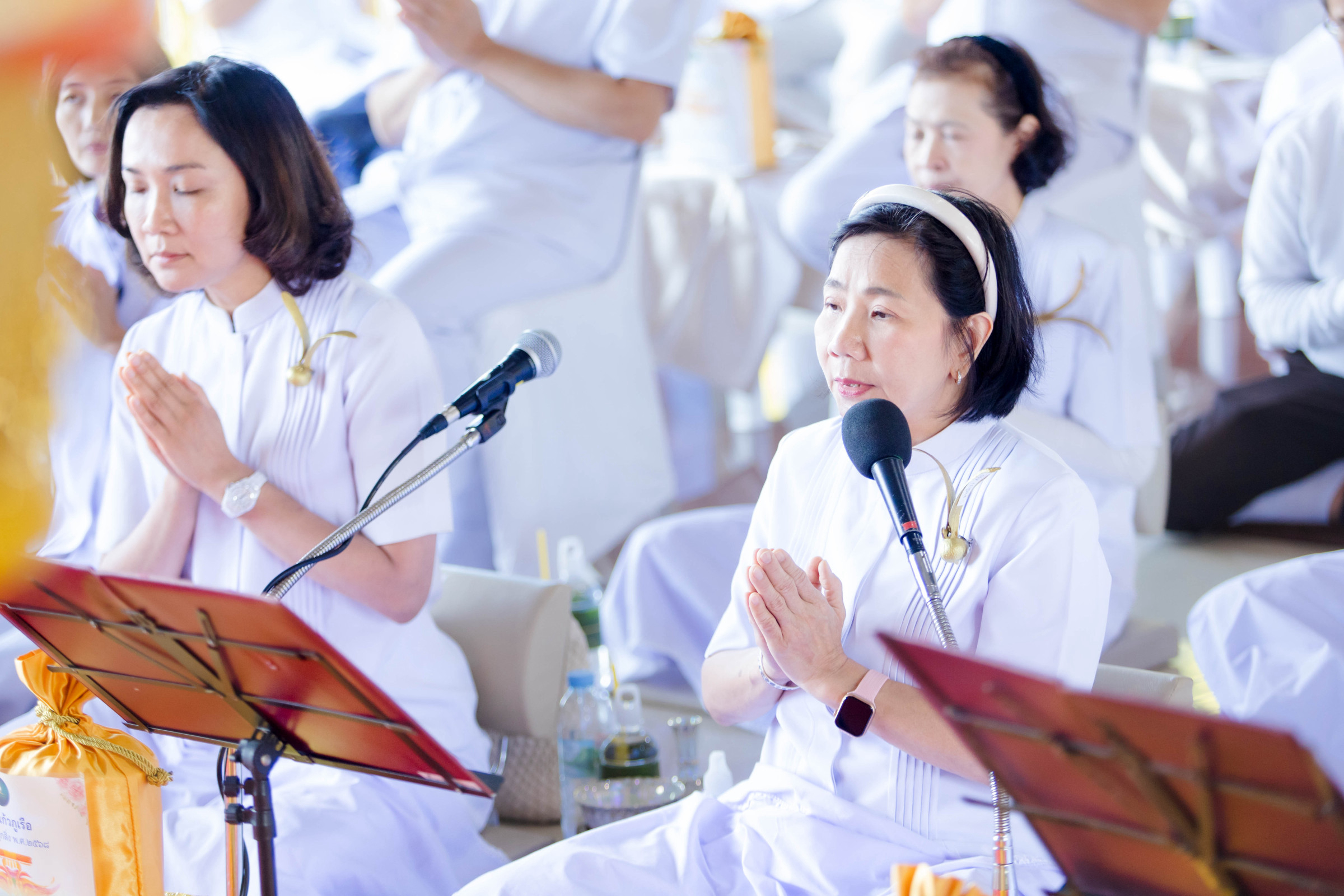 ภาพกล่าวคำถวายกฐินศูนย์ปฏิบัติธรรมแก้วภูเรือ