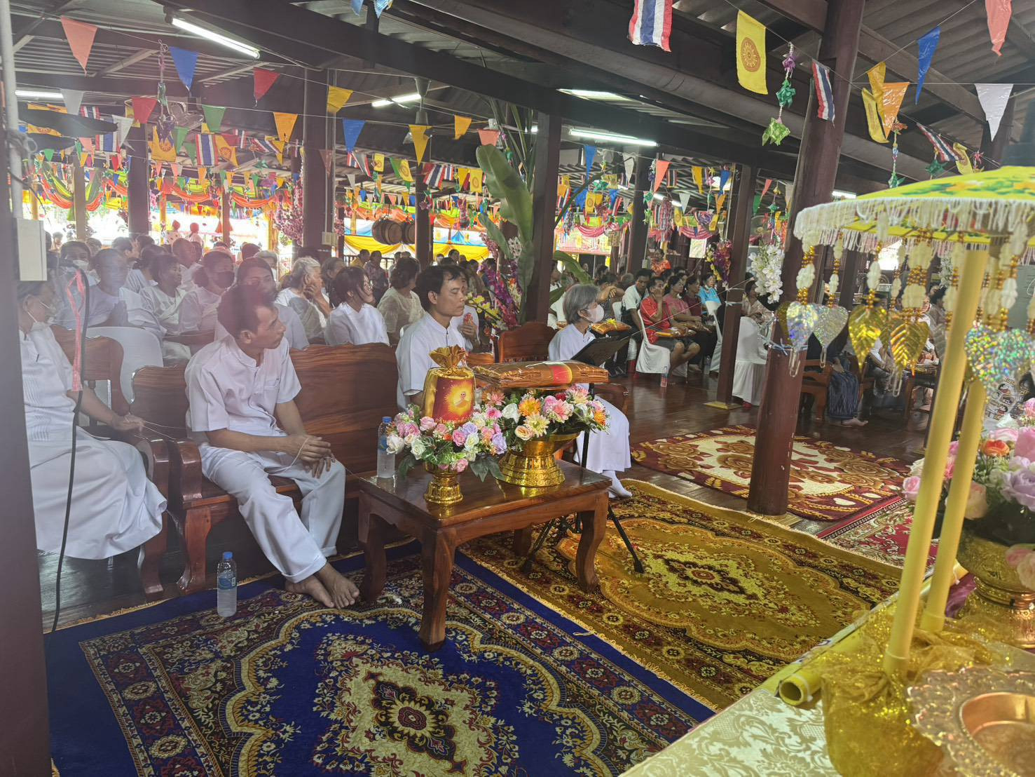 ภาพกล่าวคำถวายกฐินวัดดอนขี้เหล็ก